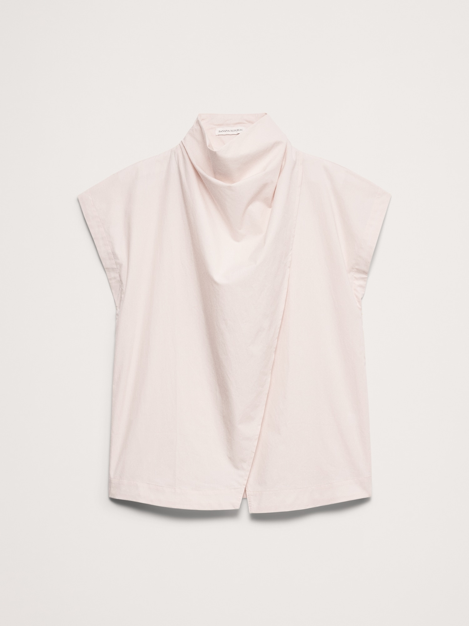 Image number 4 showing, Cotton Poplin Cowl Neck Tunic