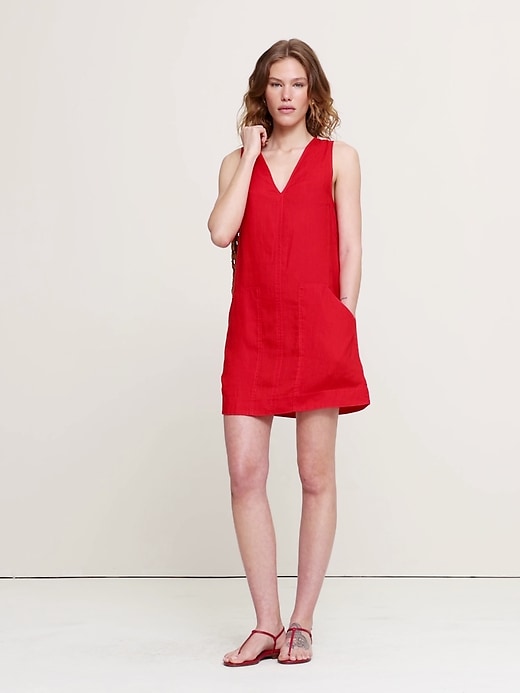 Linen Shift Dress | Banana Republic
