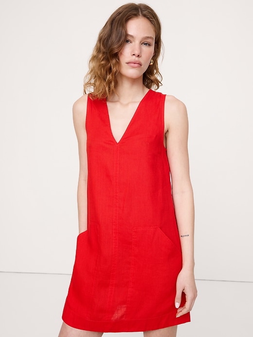 Linen Shift Dress | Banana Republic