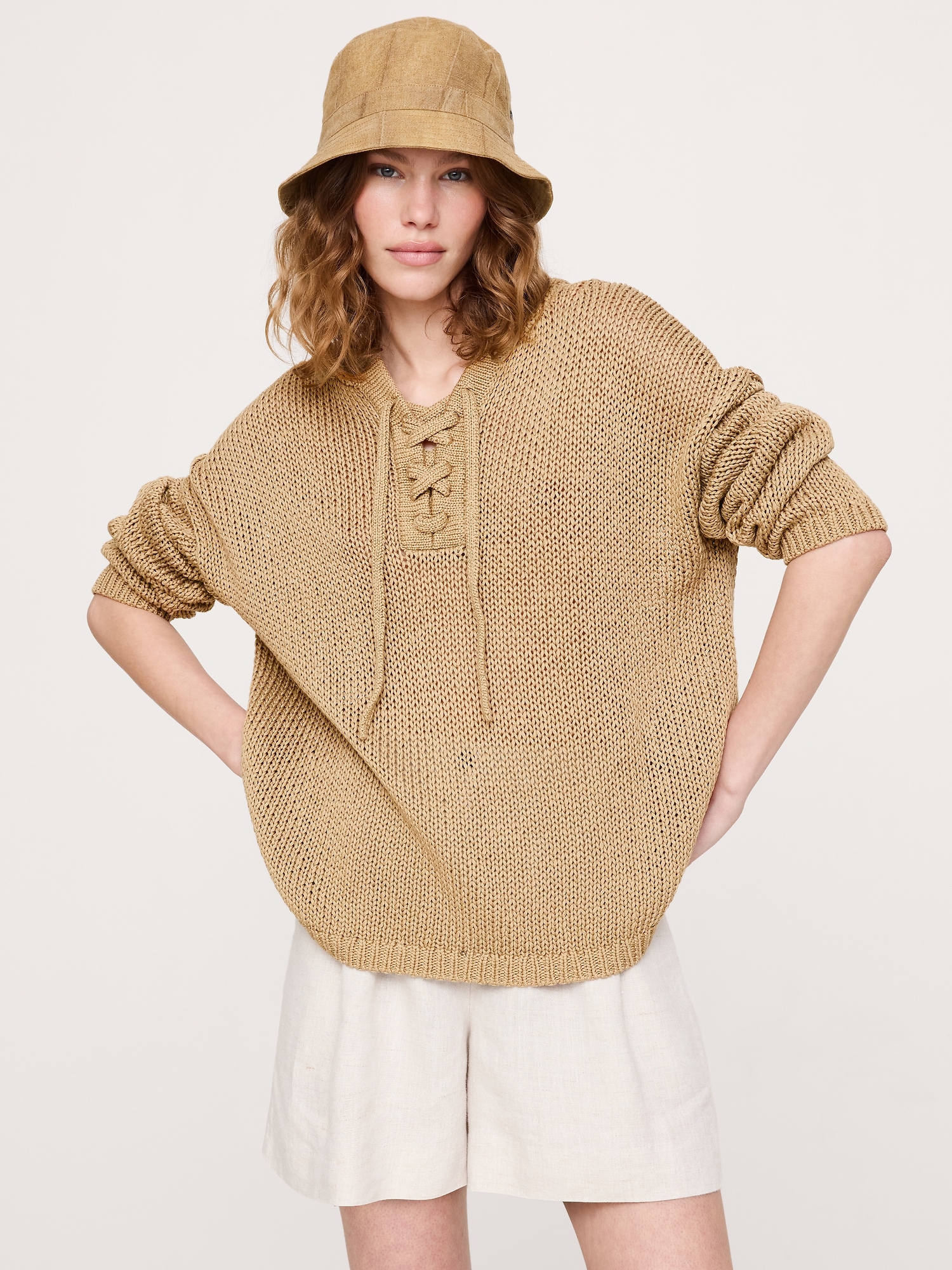 Image number 1 showing, Cotton Beach Hooded Sweater
