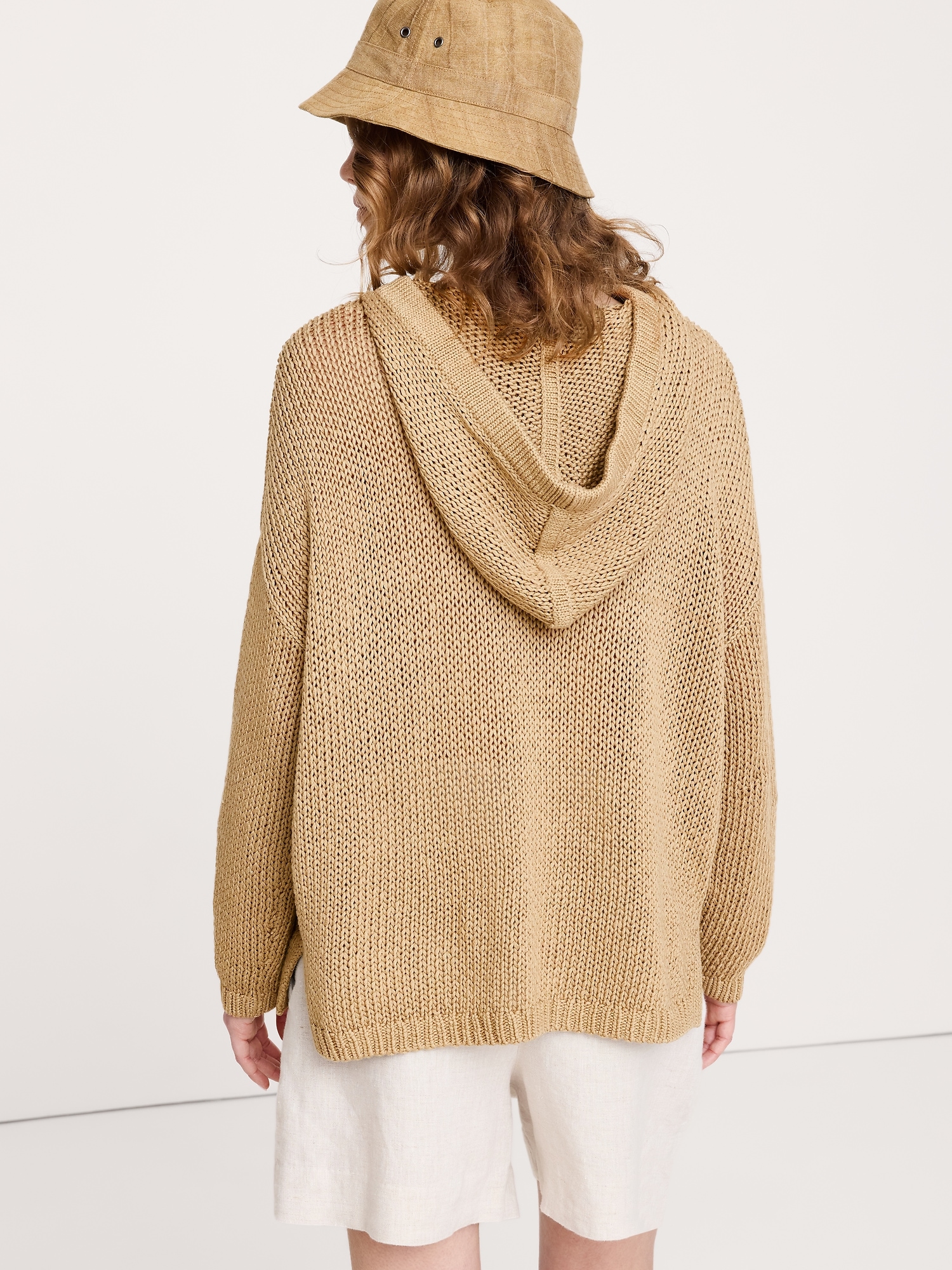 Image number 2 showing, Cotton Beach Hooded Sweater