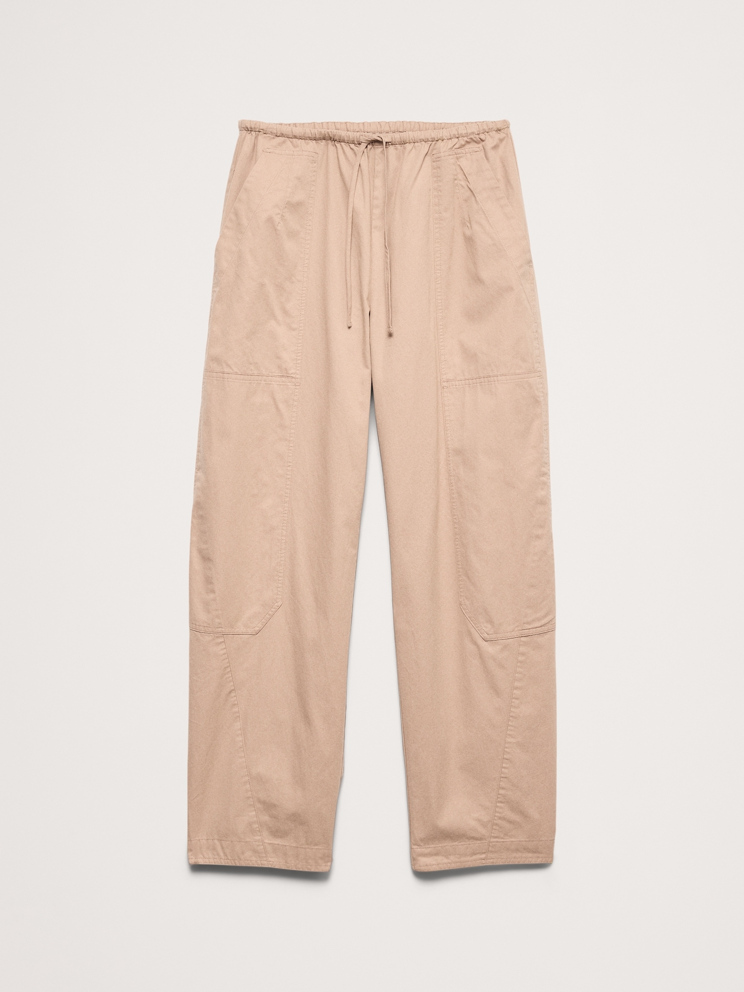 Image number 5 showing, Cotton Poplin Barrel Pull-On Pant