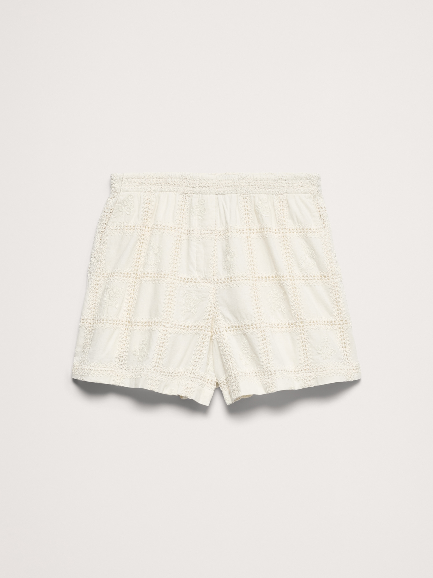 Image number 4 showing, Embroidered Cotton 4" Pull-On Short