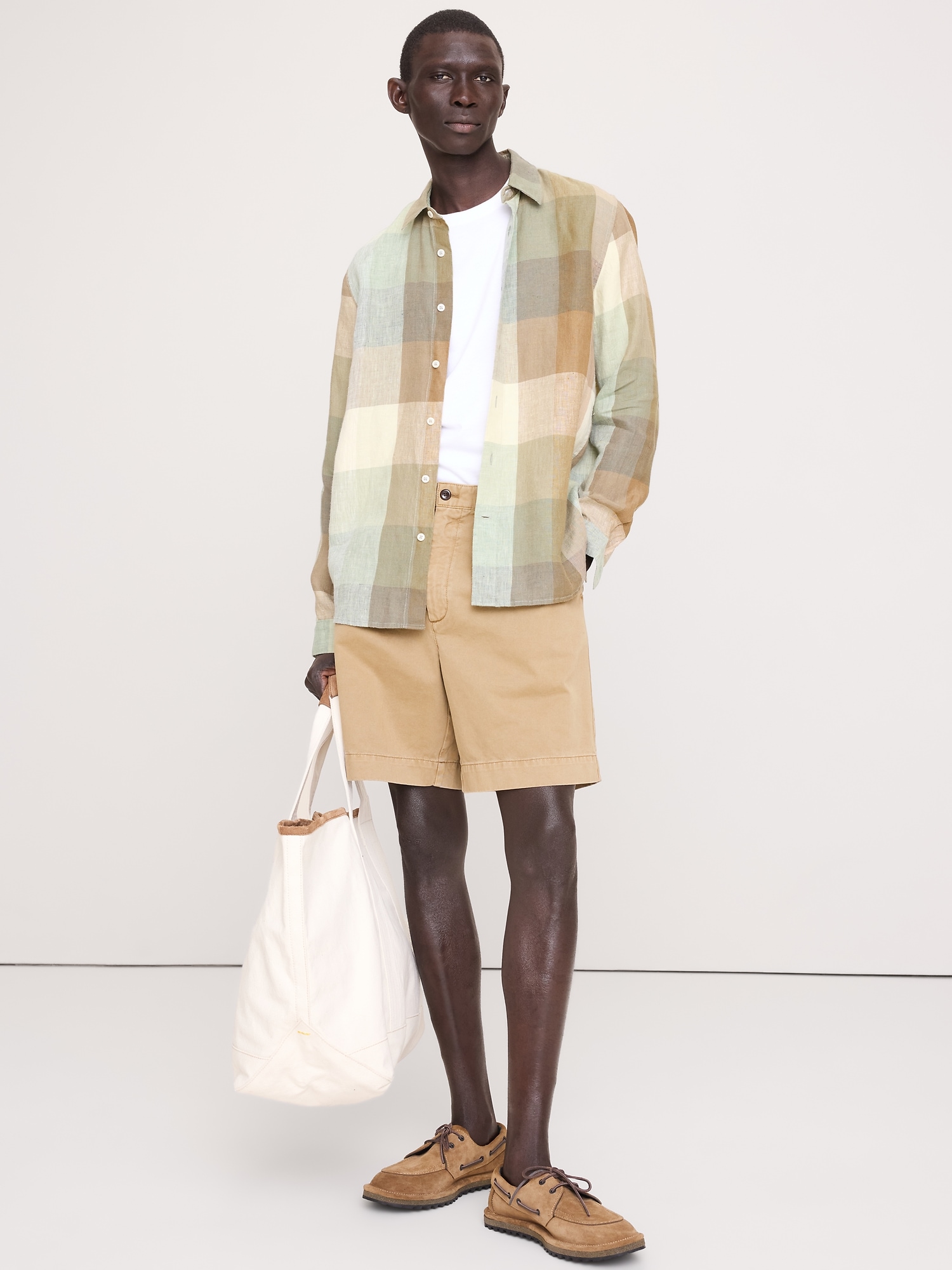 Image number 4 showing, Archive Reissue Standard-Fit Plaid Linen Shirt