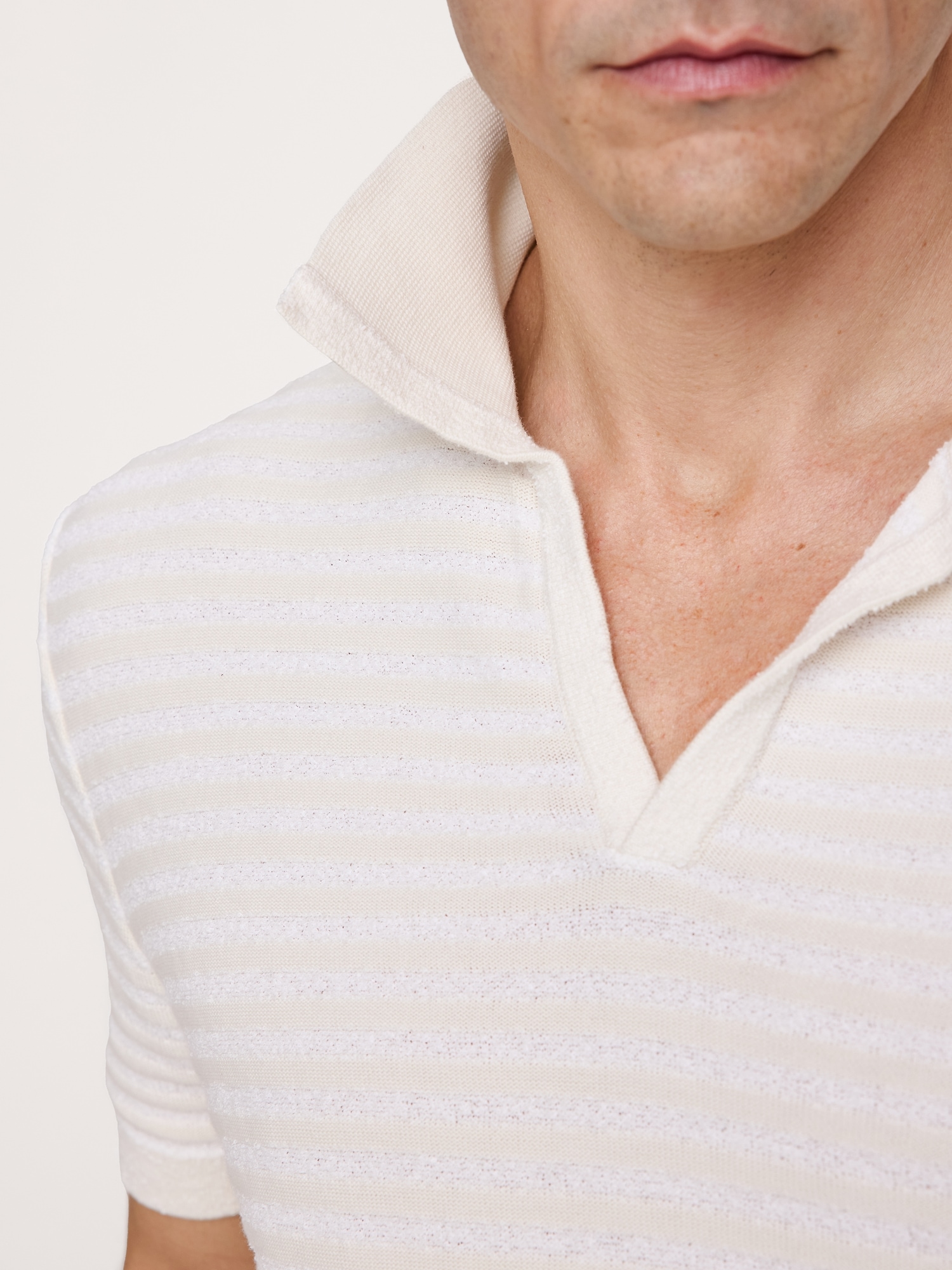 Image number 7 showing, Texture Stripe Sweater Polo