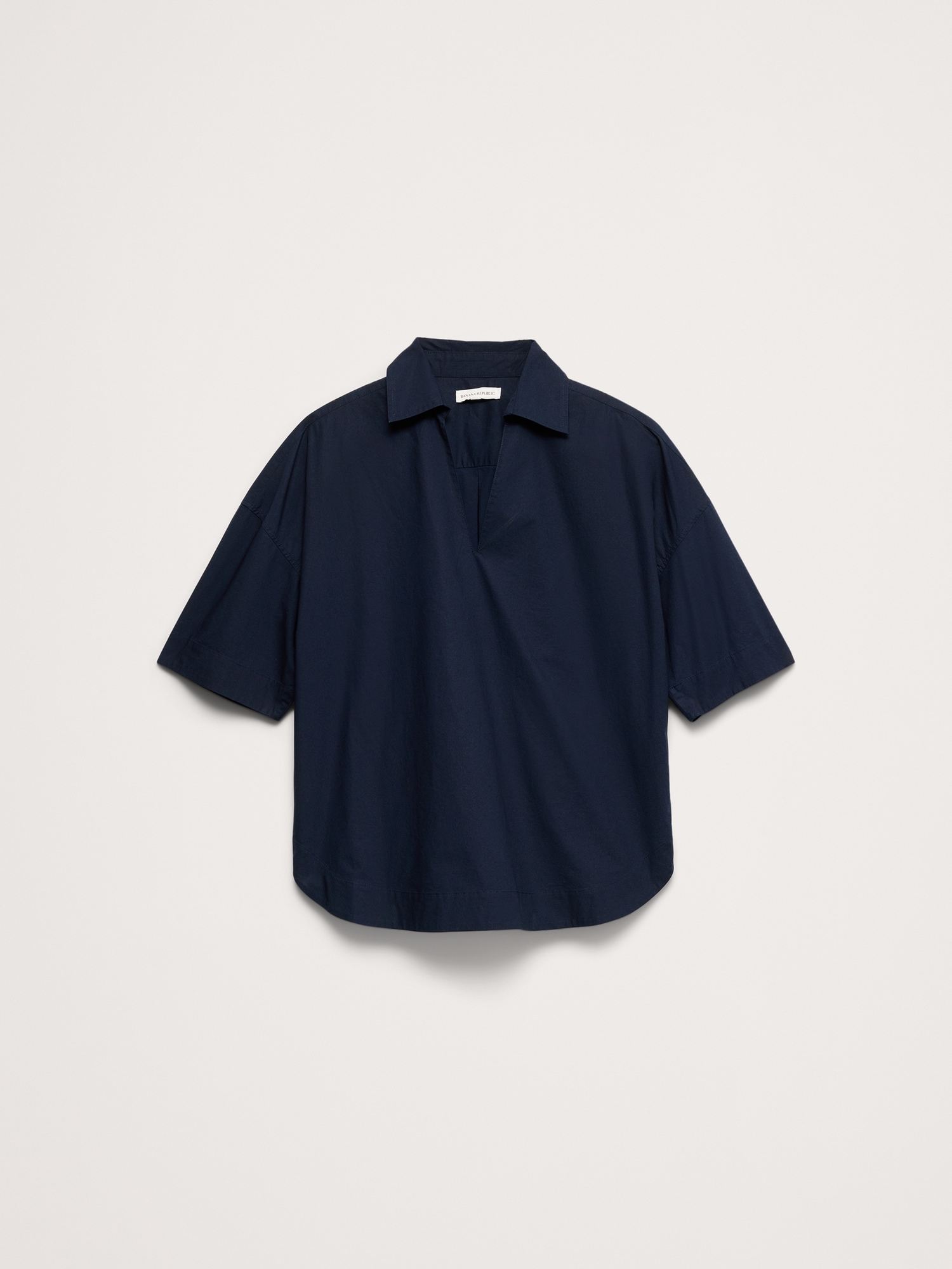 Image number 5 showing, Cotton Poplin Popover Tunic