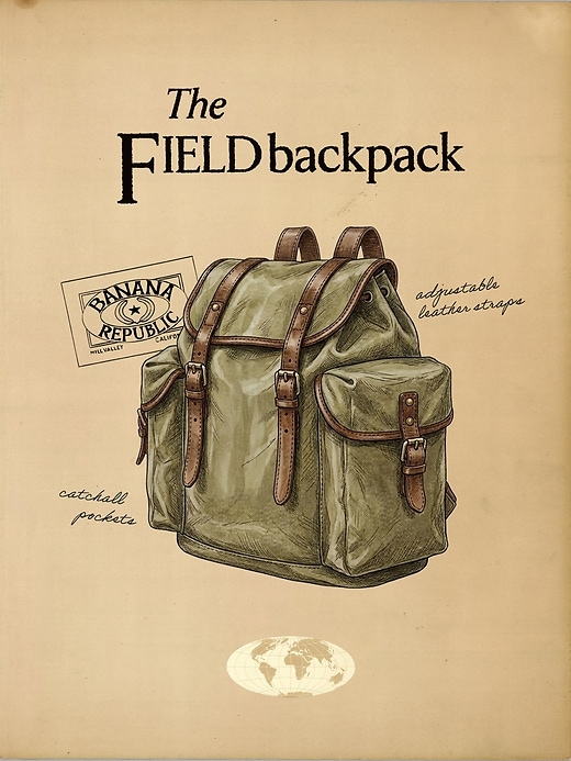 Archive Reissue Field Backpack | Banana Republic