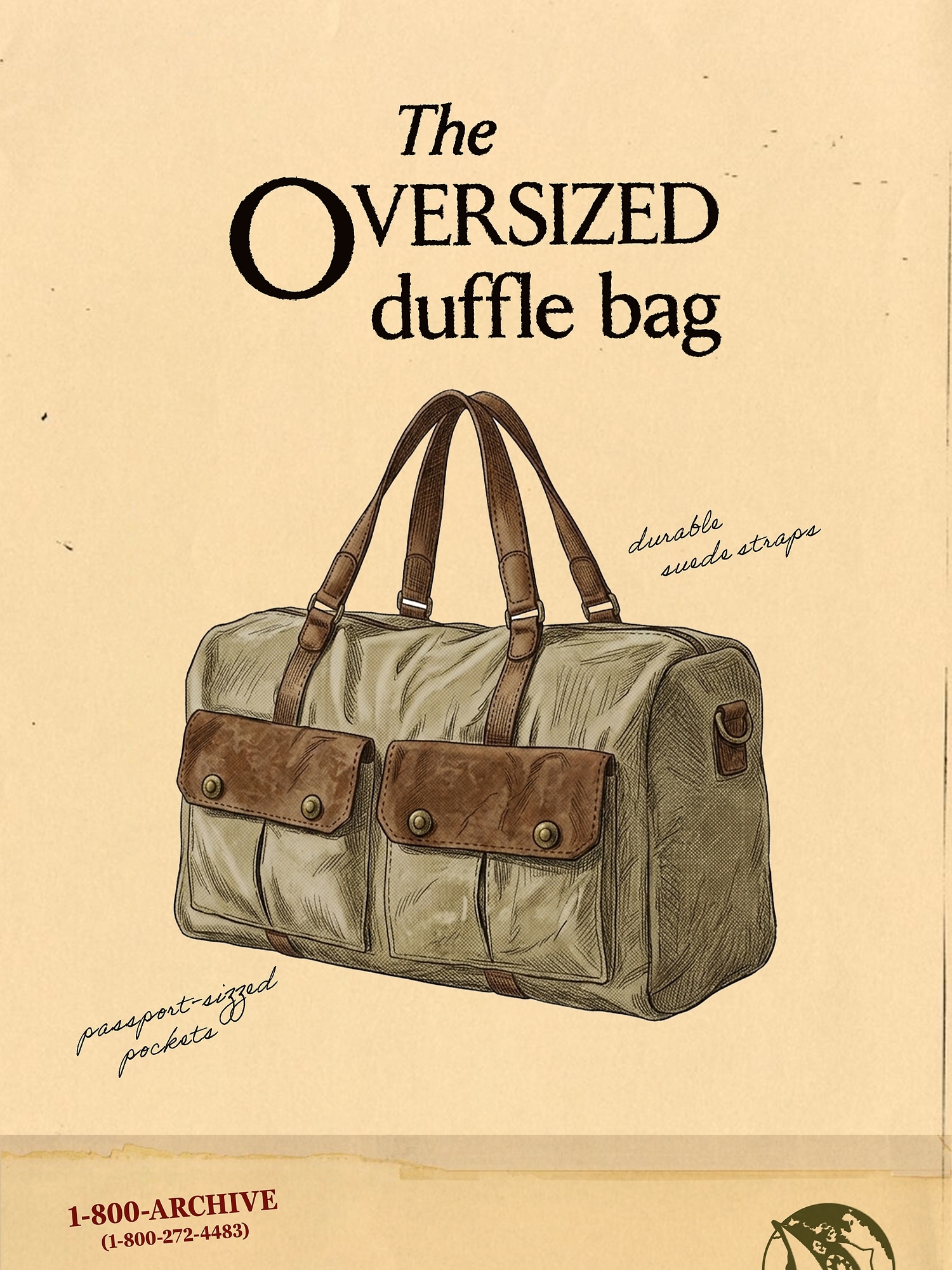 Image number 8 showing, Archive Reissue Oversized Duffle Bag