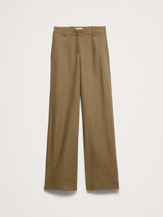 The Everyday Wide-Leg Pant in Linen | Banana Republic