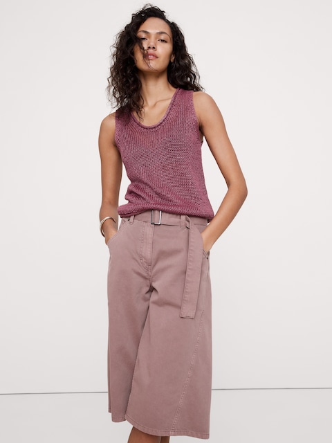 Heirloom Linen Sweater Tank
