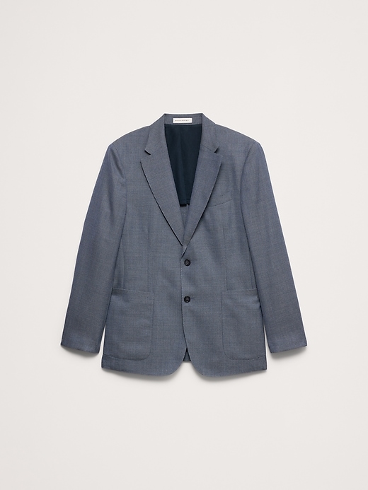 Tailored Slim-Fit Italian Wool Ventile Suit Jacket | Banana Republic