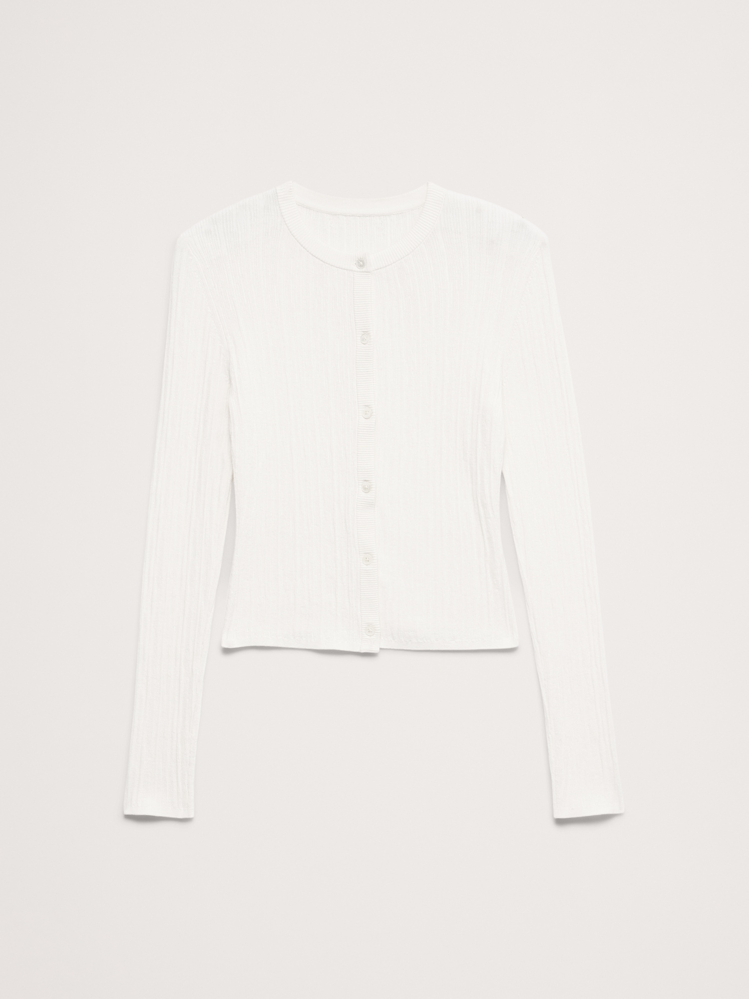 Image number 5 showing, Crinkle Knit Cropped Cardigan