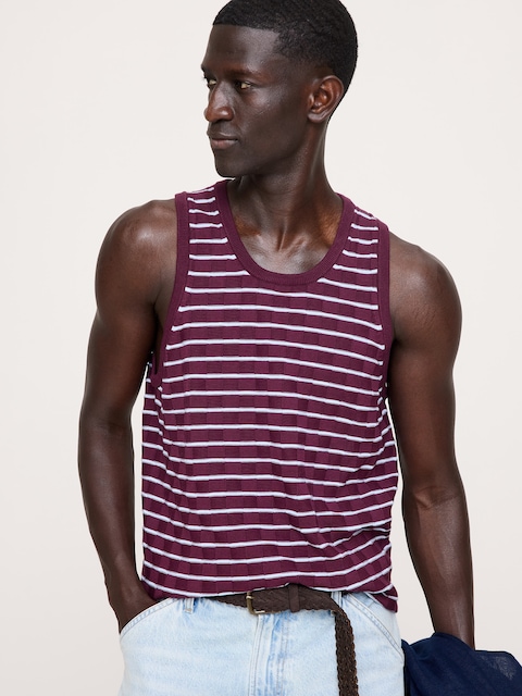 Cotton Stripe Tank