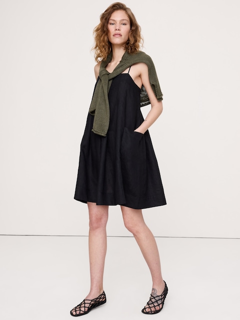 Linen Mini Dress