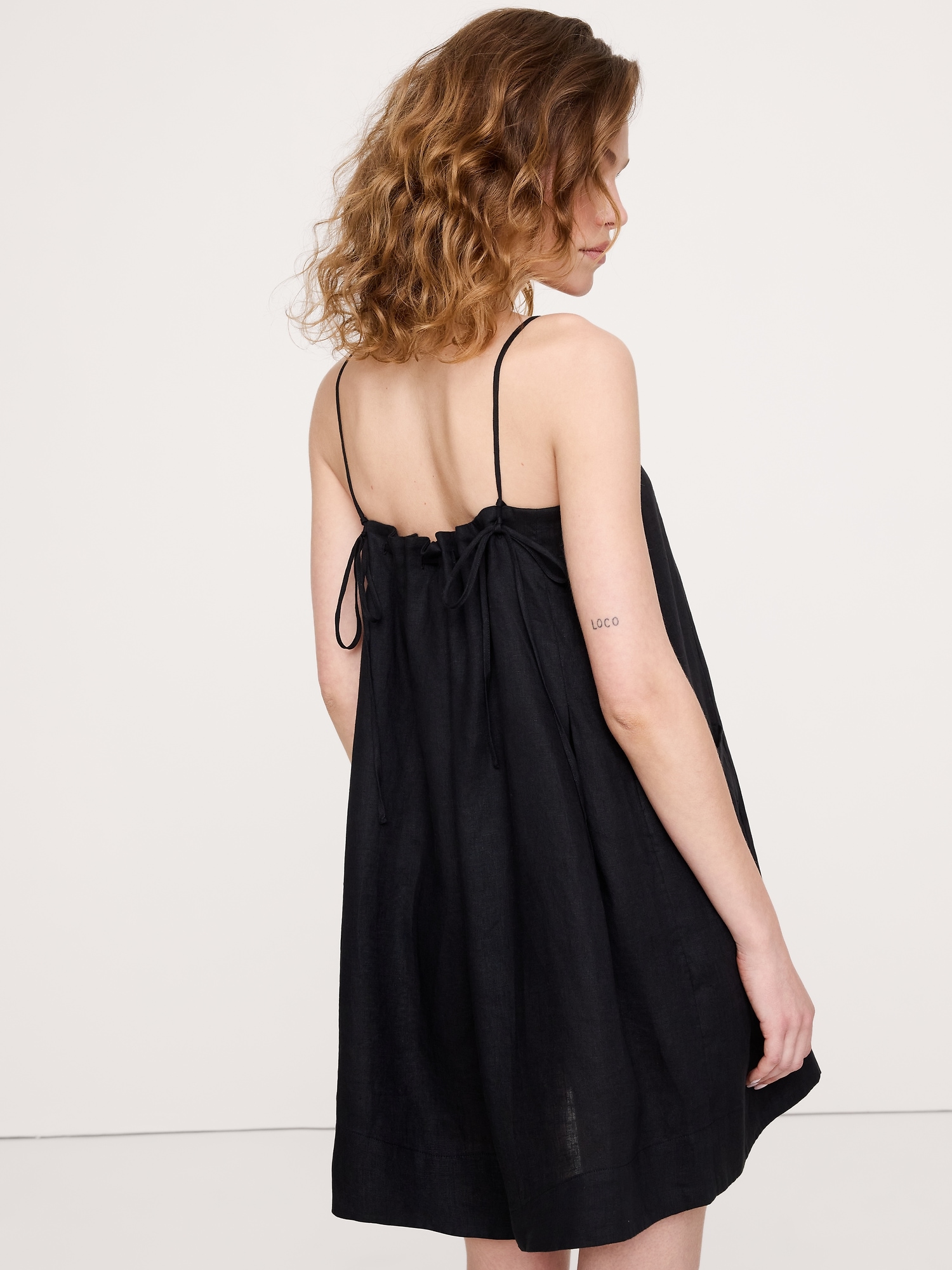 Image number 5 showing, Linen Mini Dress