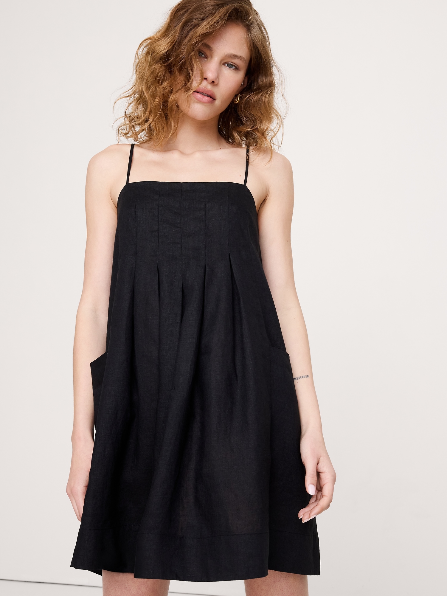 Image number 6 showing, Linen Mini Dress