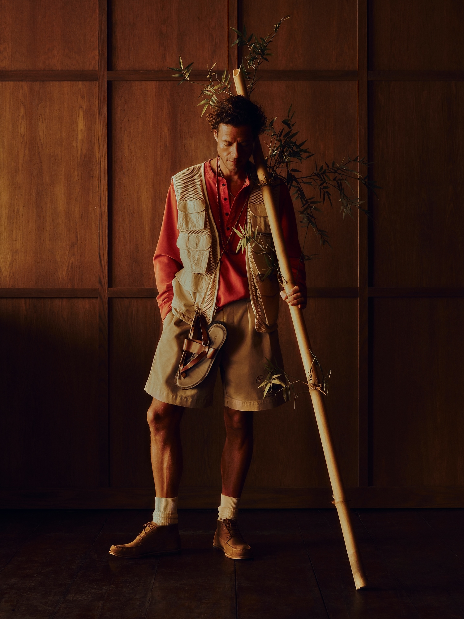 Image number 2 showing, Archive Reissue Pleated Fishing Short