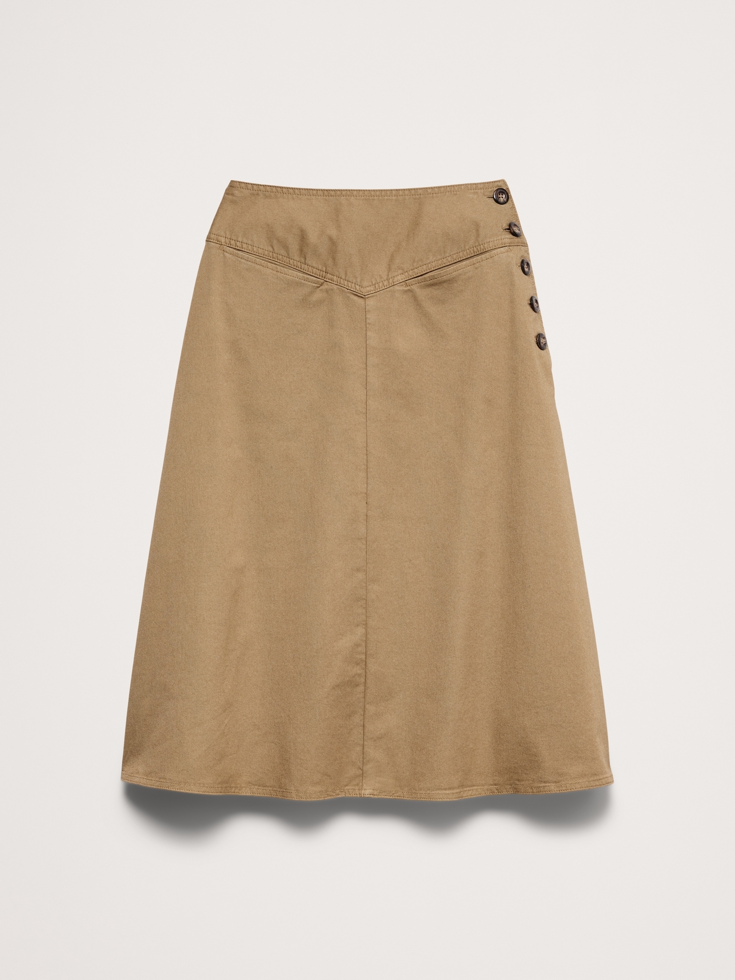 Image number 5 showing, Archive Reissue Khaki Midi Skirt