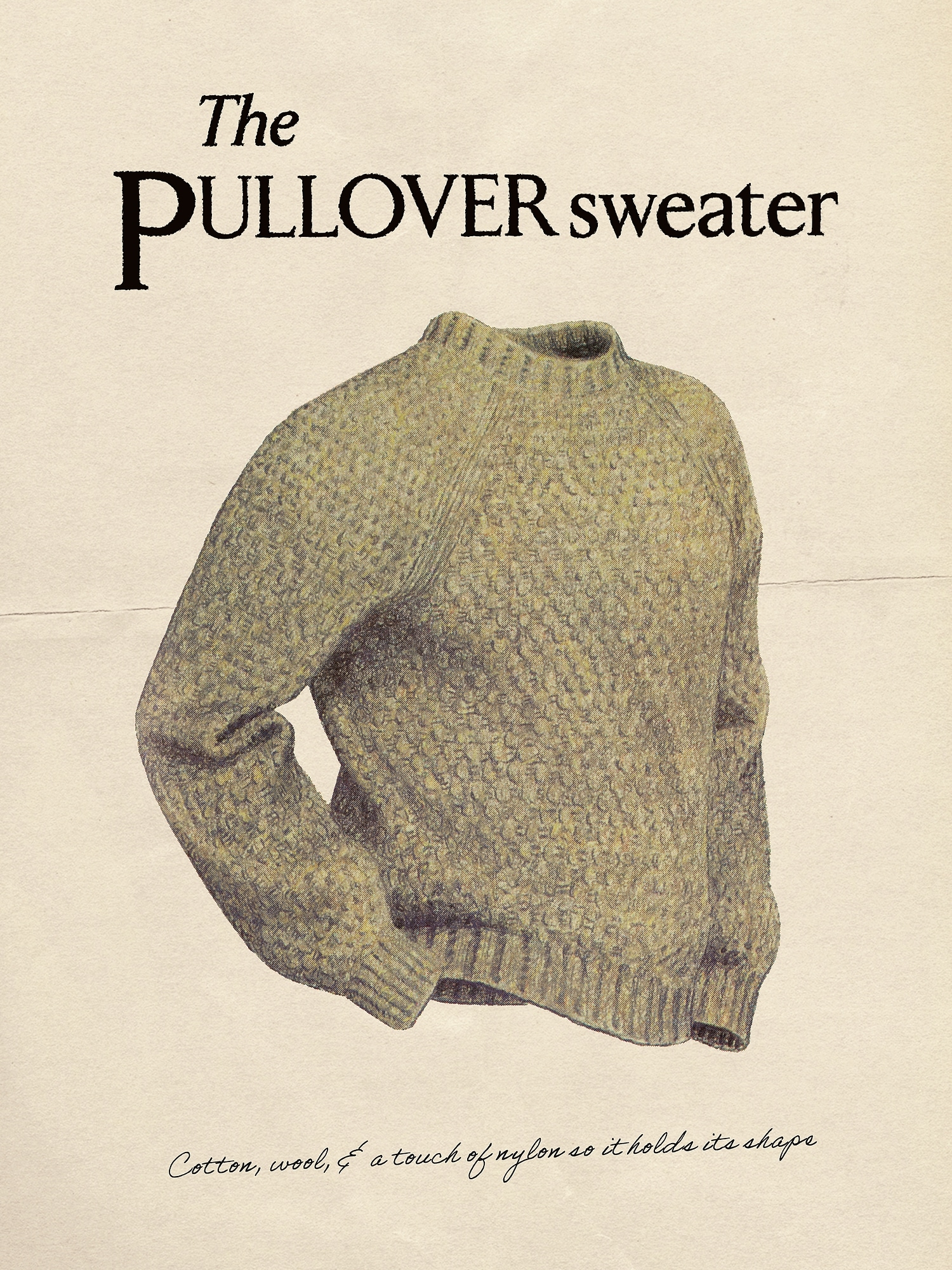 Image number 5 showing, Archive Reissue Pullover Crew-Neck Sweater in Cotton-Wool Blend