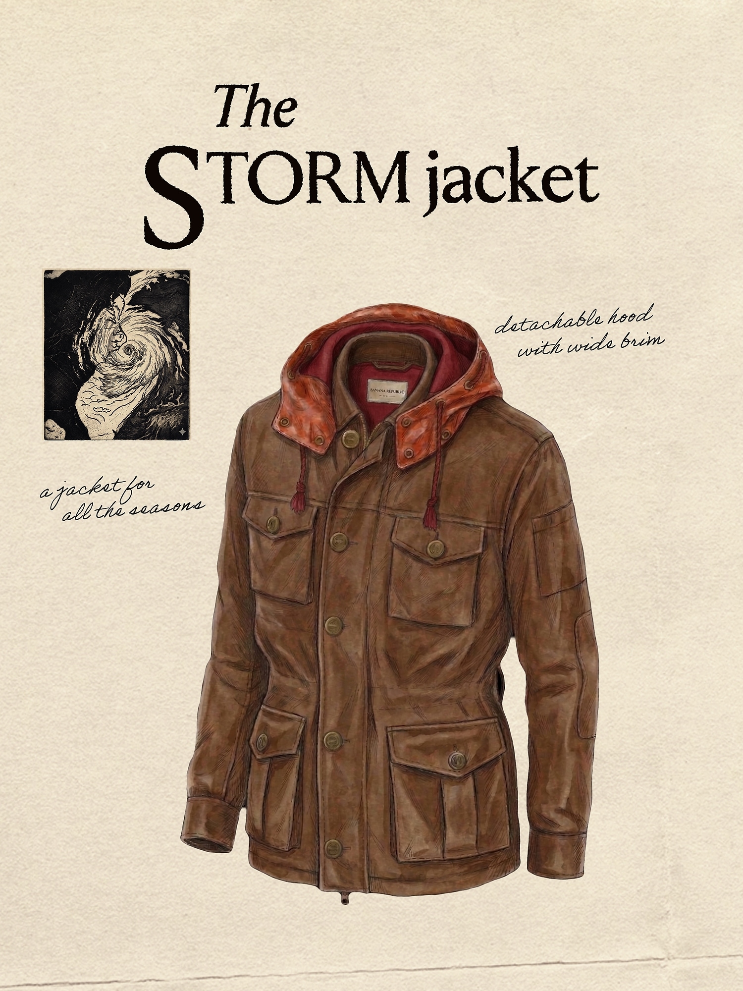 Image number 6 showing, Archive Reissue Hooded Utility Jacket