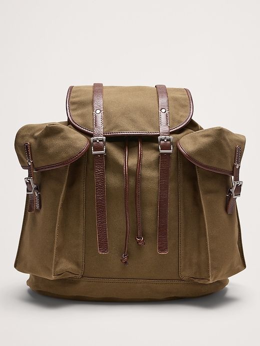 ま*つ様 BANANA REPUBLIC 本革100% Archive Reissue Field Backpack | Banana Republic