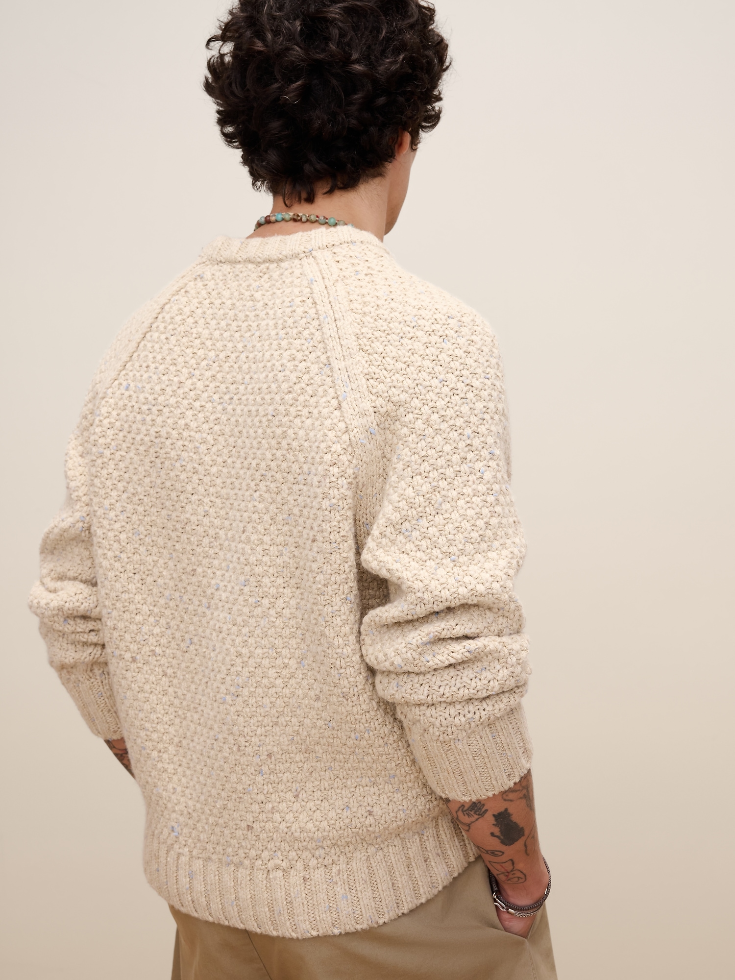 Image number 4 showing, Archive Reissue Pullover Crew-Neck Sweater in Cotton-Wool Blend