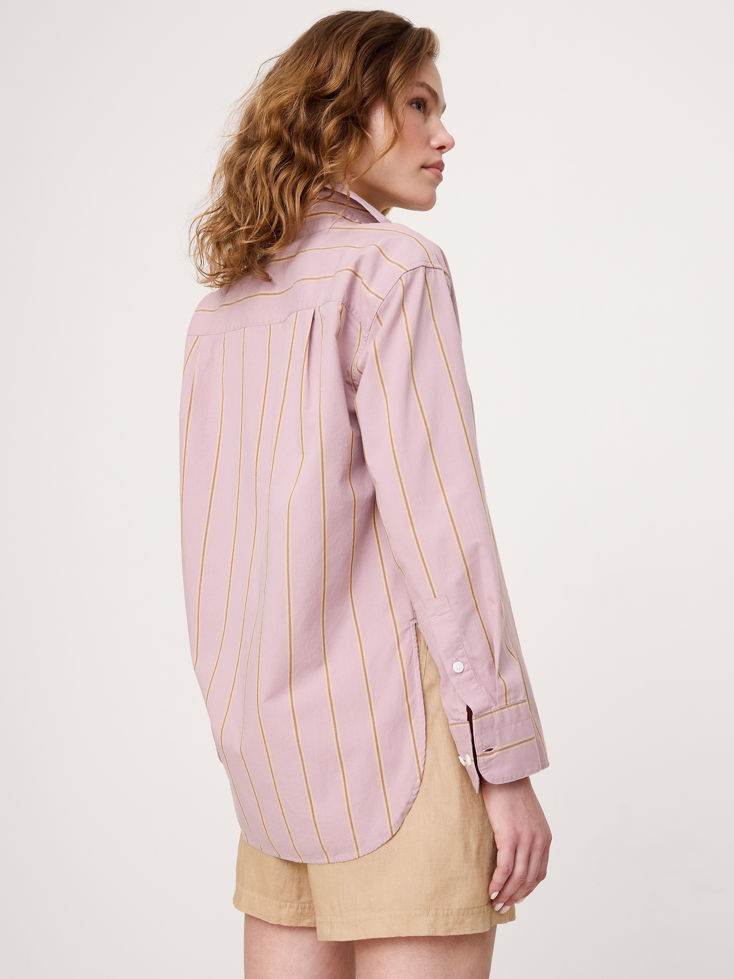 Image number 3 showing, The Oversized Shirt in Breezy-Cotton
