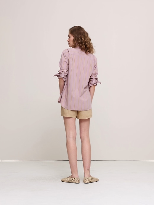 The Oversized Shirt in Breezy-Cotton | Banana Republic