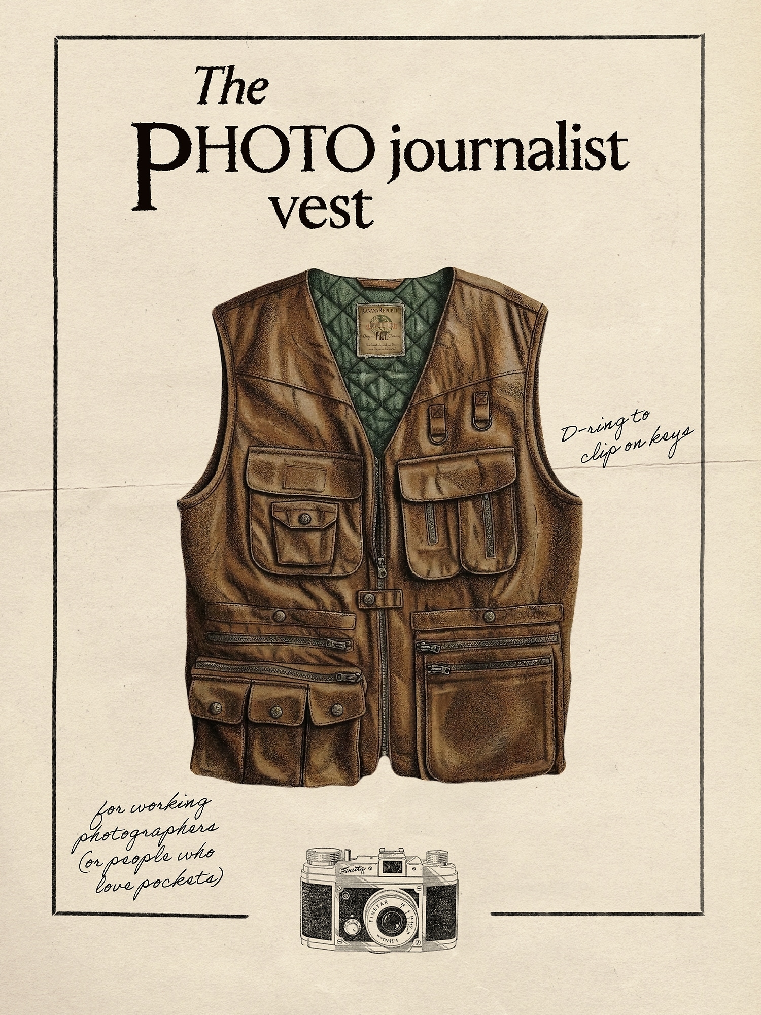 Image number 6 showing, Archive Reissue Photojournalist Vest