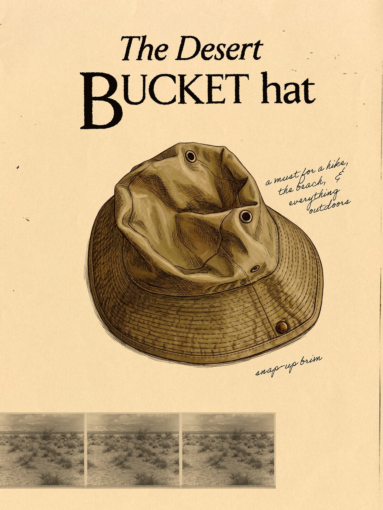 Image number 6 showing, Archive Reissue Desert Bucket Hat