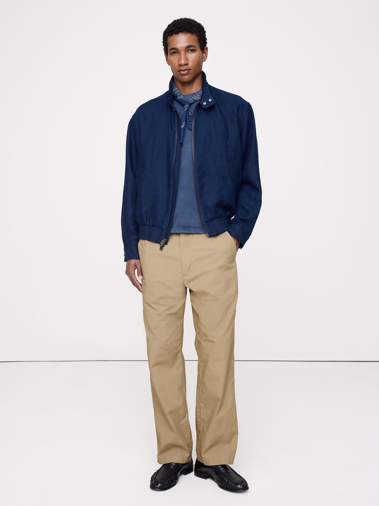 Image number 1 showing, Relaxed Lightweight Cotton Pant