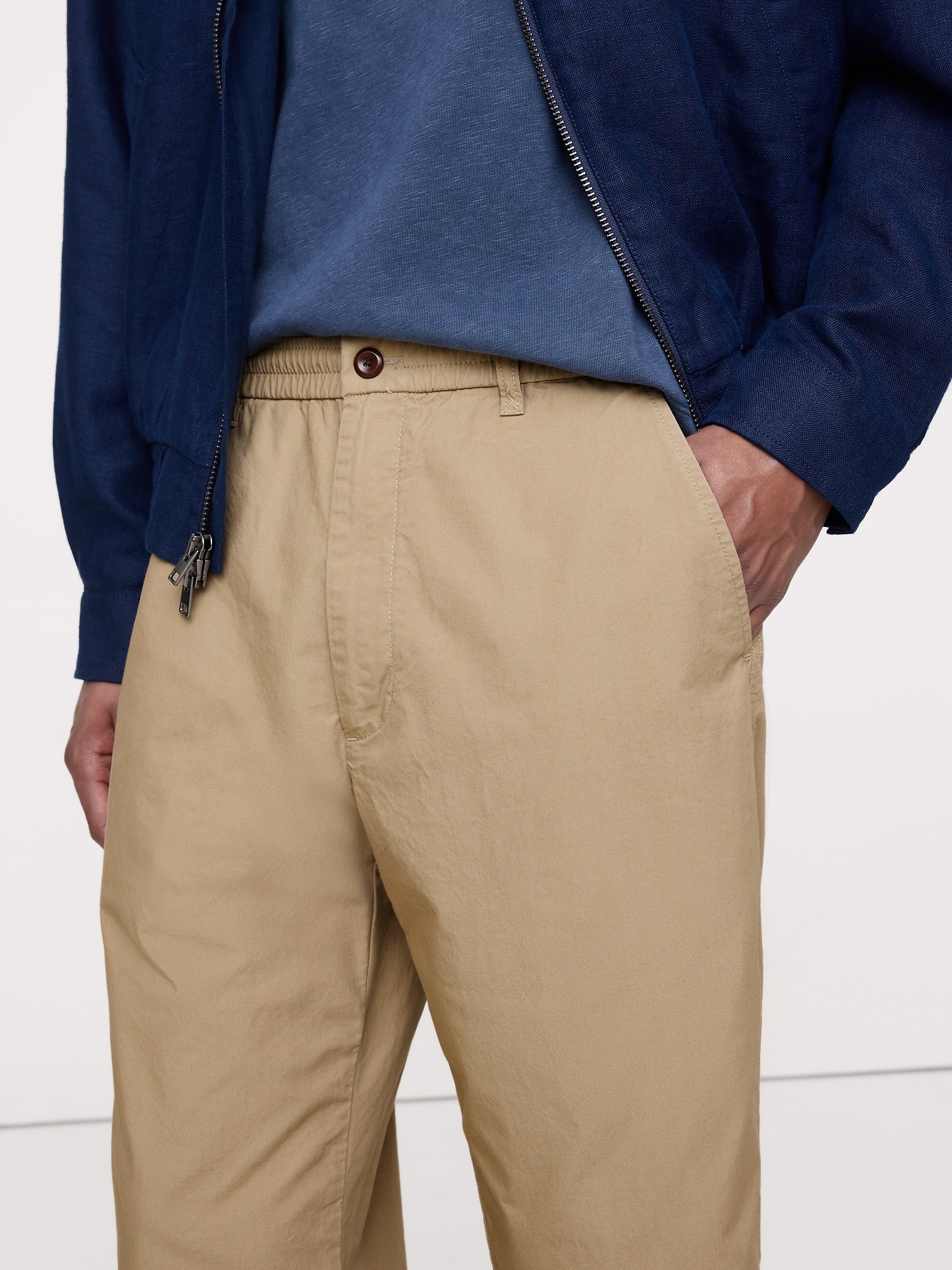 Image number 7 showing, Relaxed Lightweight Cotton Pant