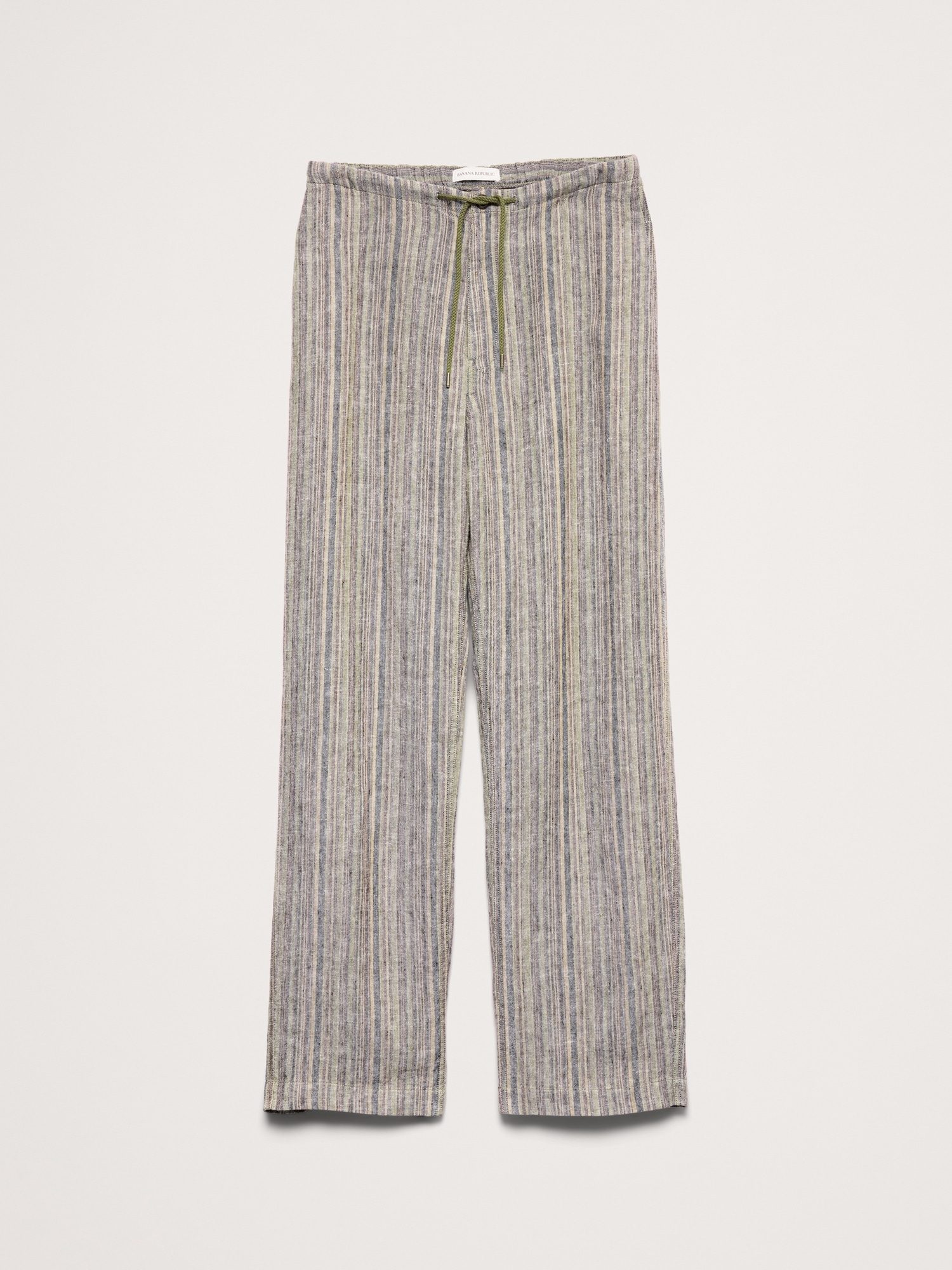 Image number 5 showing, Relaxed Striped Linen Beach Pant