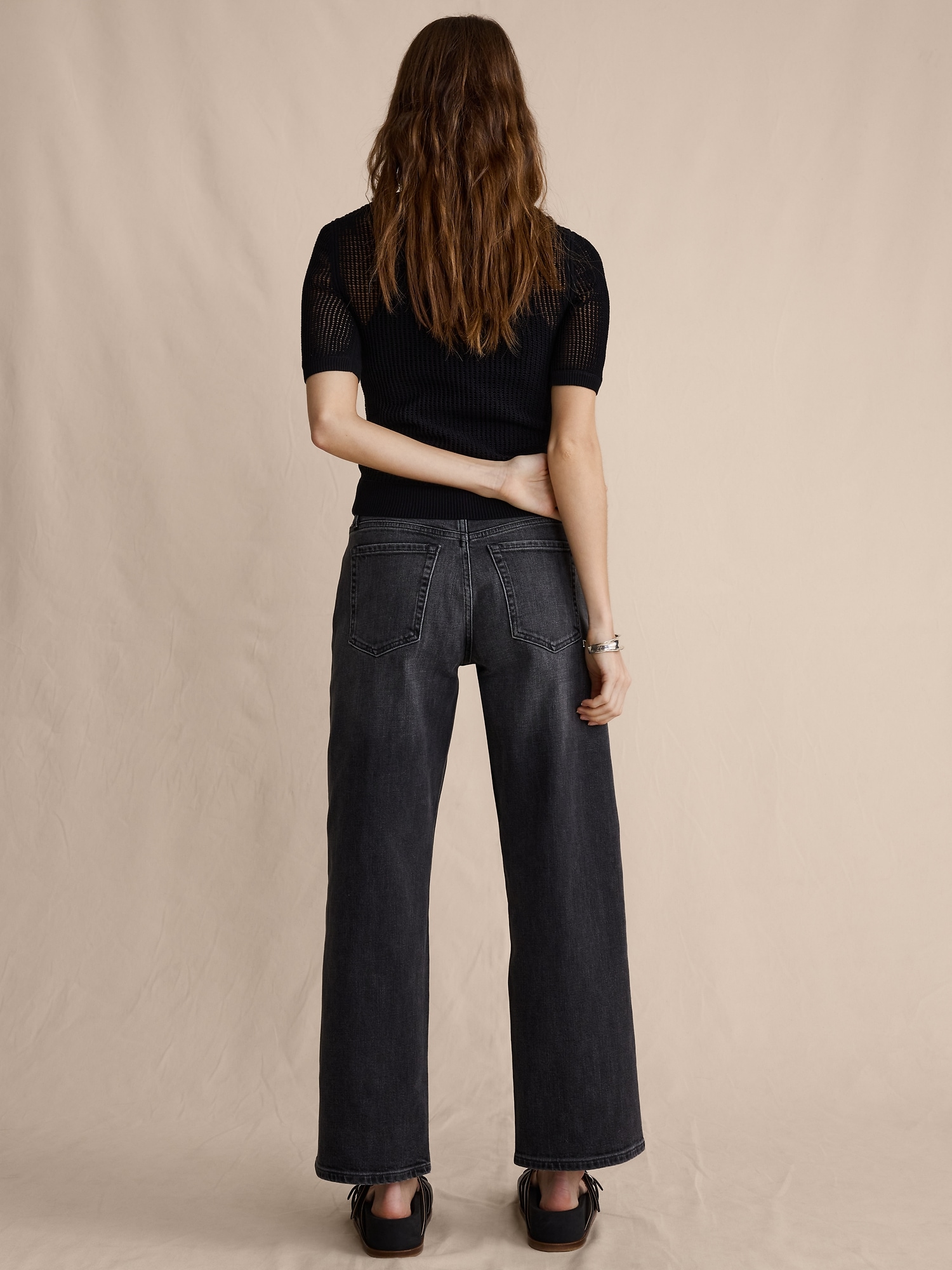 Image number 3 showing, Mid-Rise 90s Loose Crop Jean