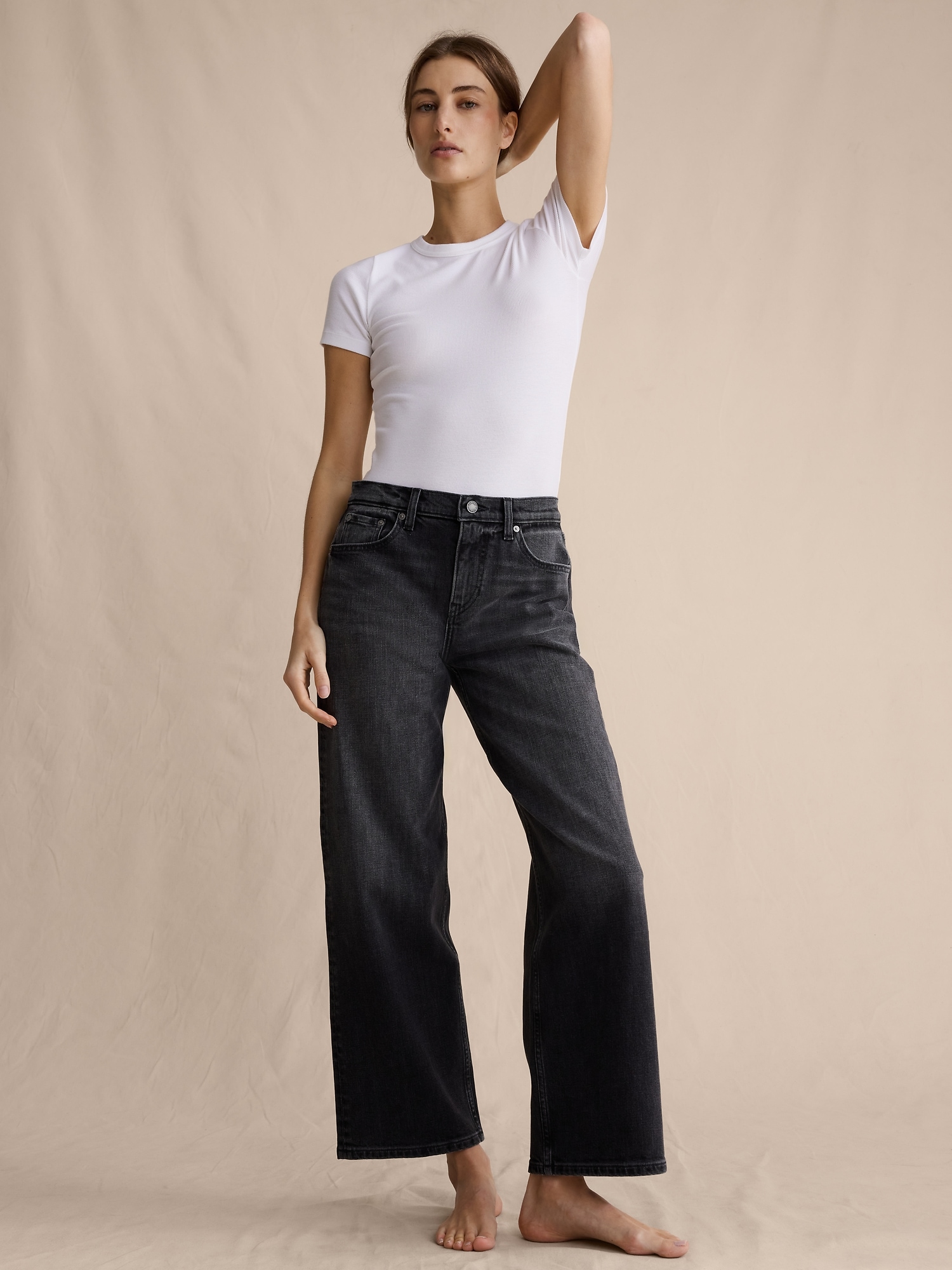 Image number 5 showing, Mid-Rise 90s Loose Crop Jean