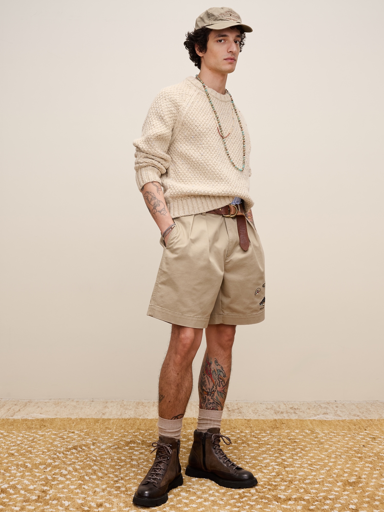 Image number 2 showing, Archive Reissue Pullover Crew-Neck Sweater in Cotton-Wool Blend