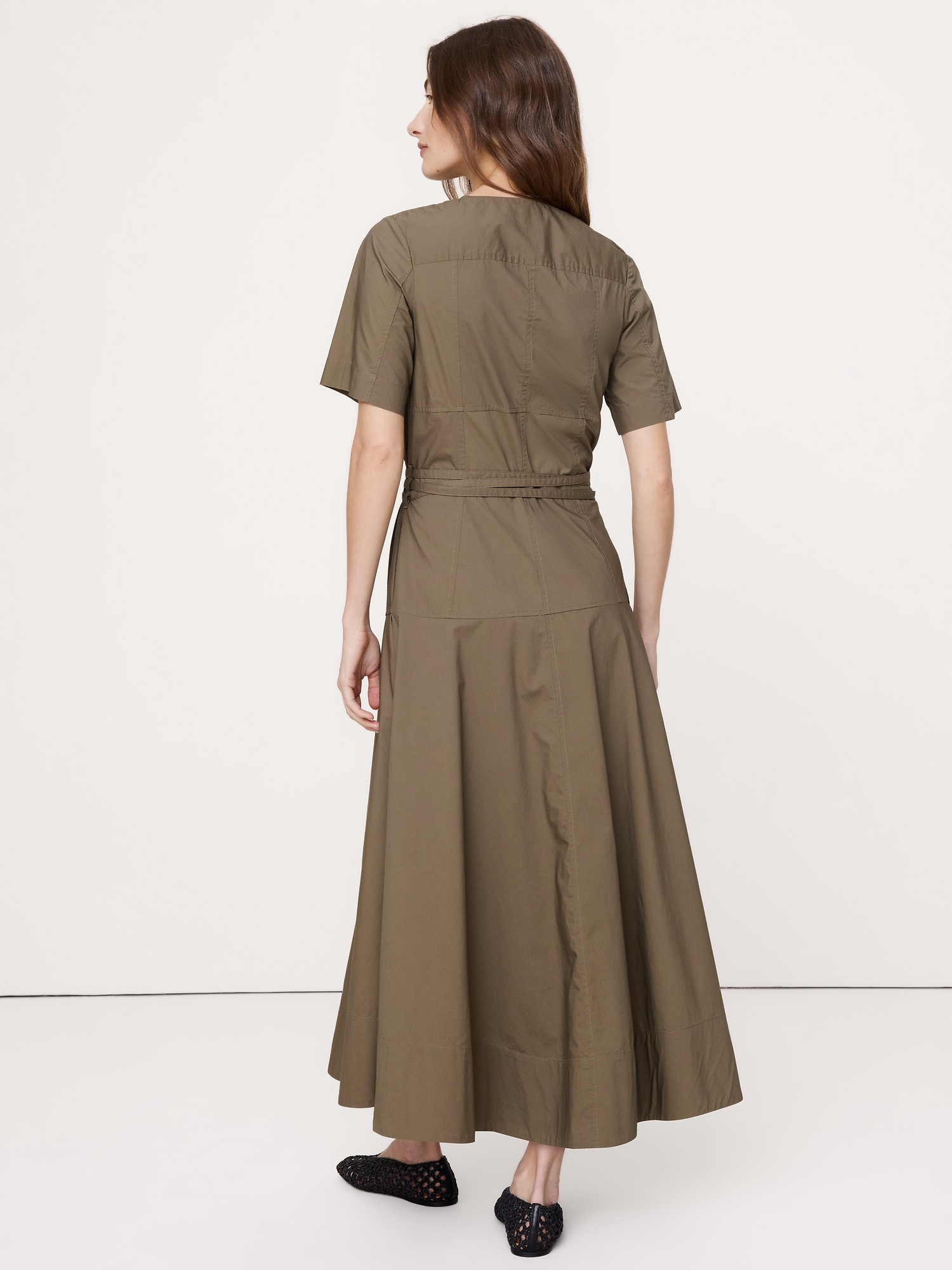 Image number 3 showing, Cotton Poplin Shirt Dress