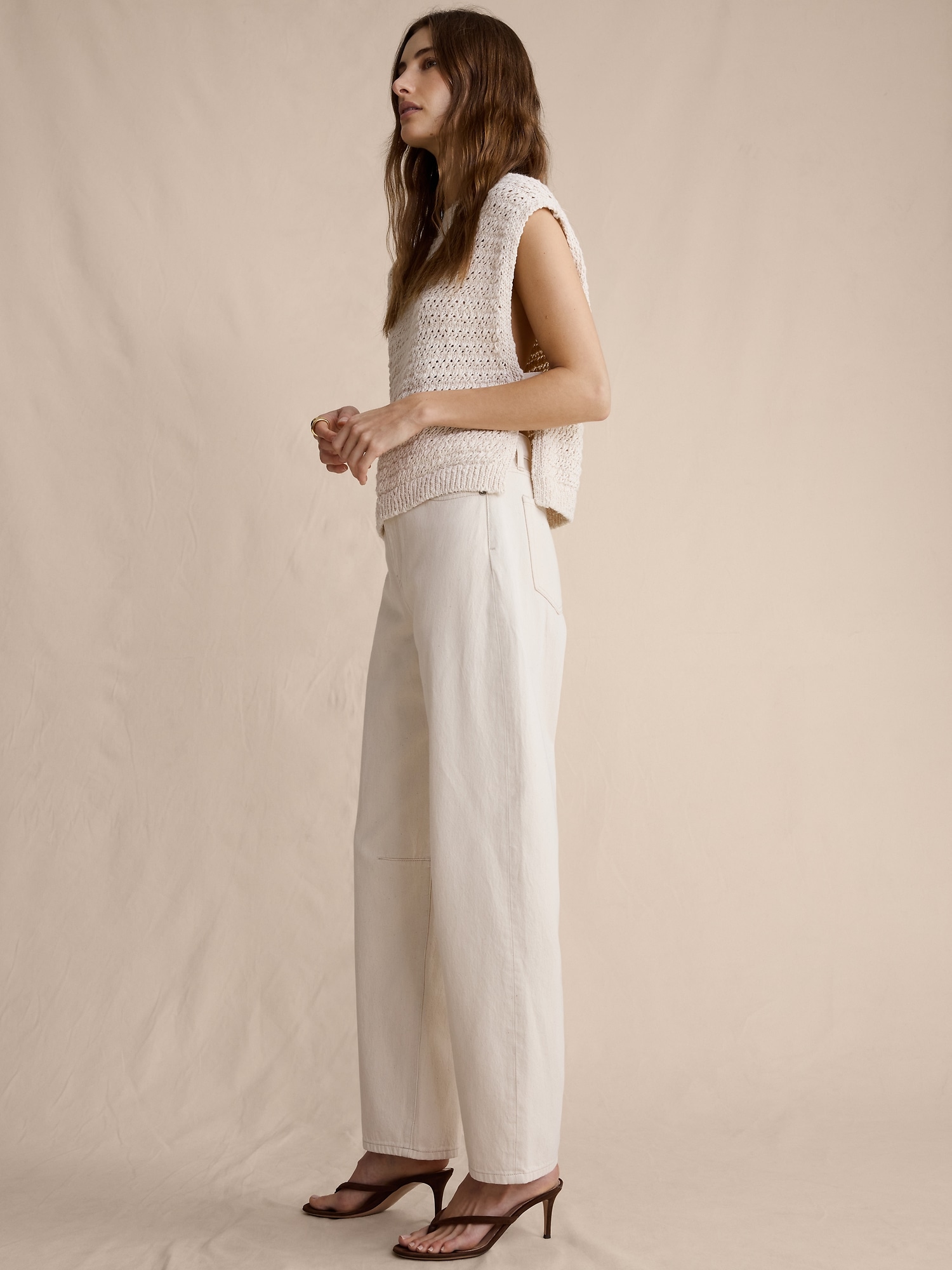 Image number 4 showing, Mid-Rise Barrel Ankle Jean