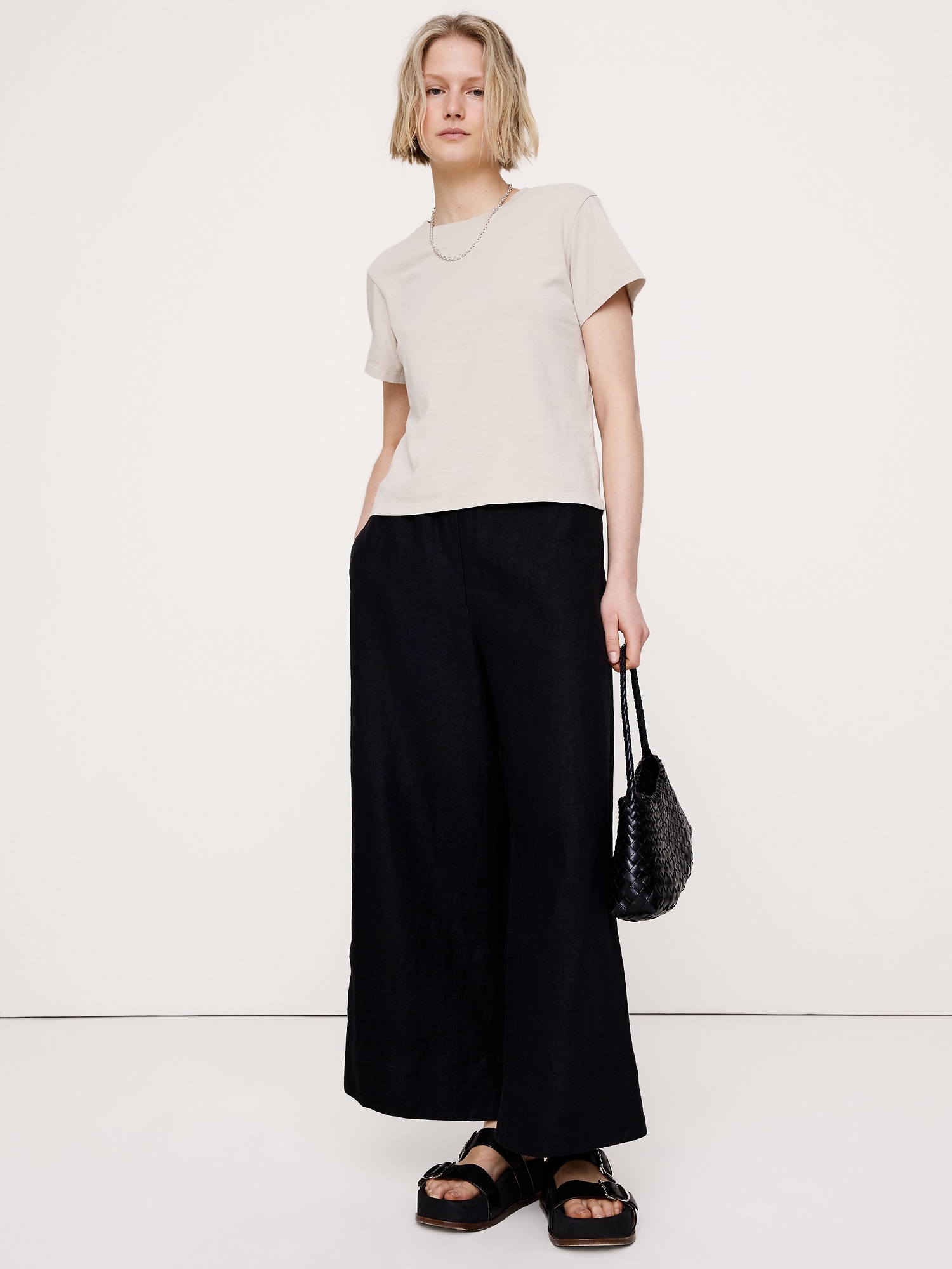 Image number 1 showing, Vintage Cotton Crew-Neck T-Shirt