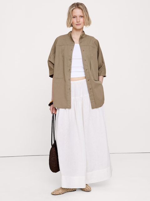 Cotton Twill Utility Tunic