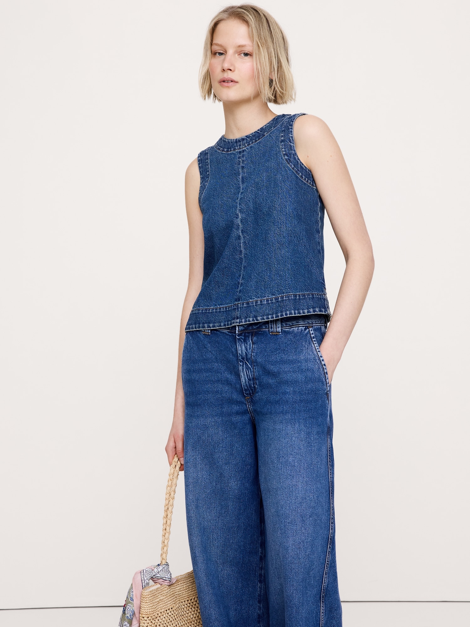 Image number 1 showing, Denim Tank
