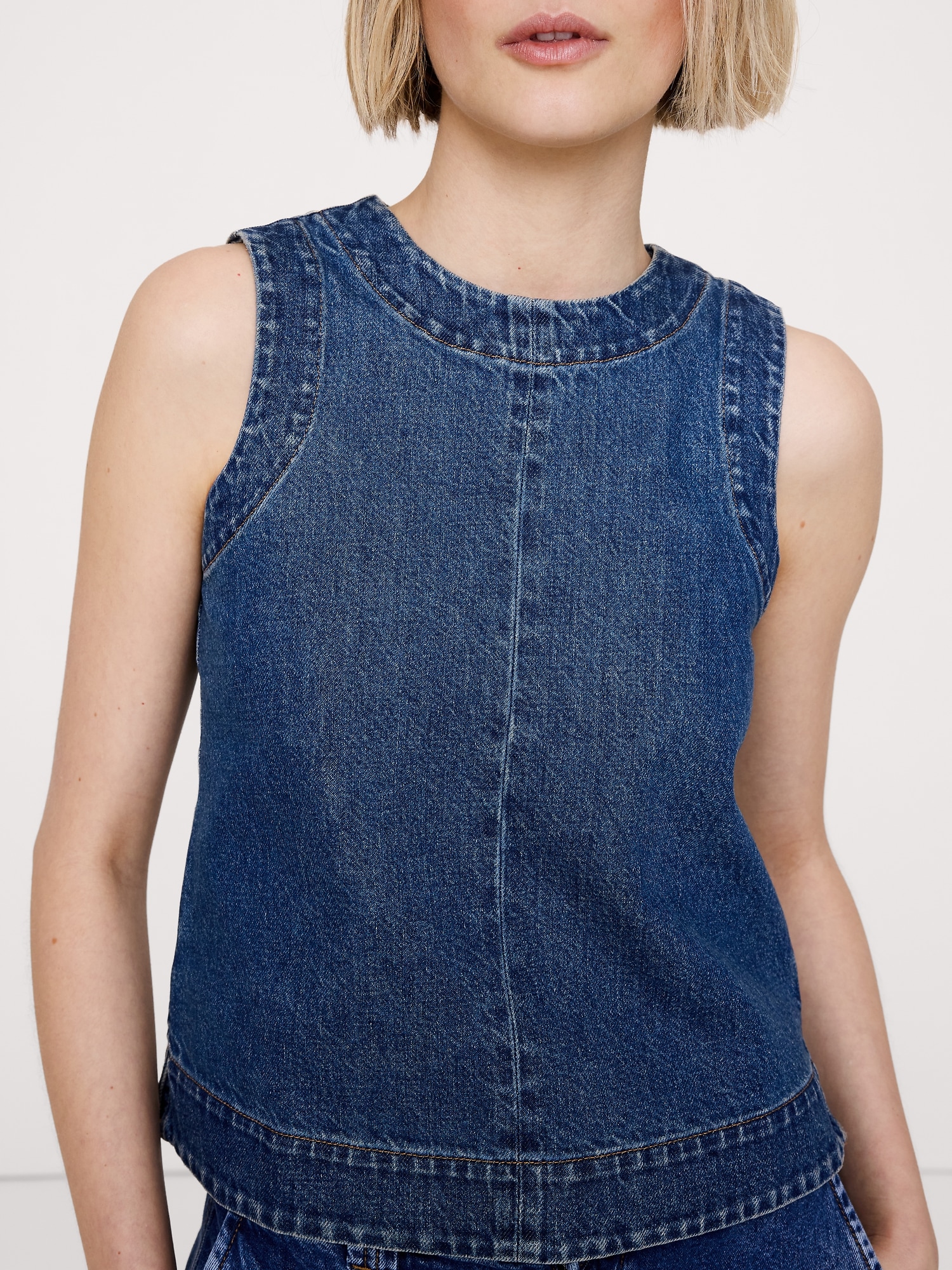 Image number 4 showing, Denim Tank