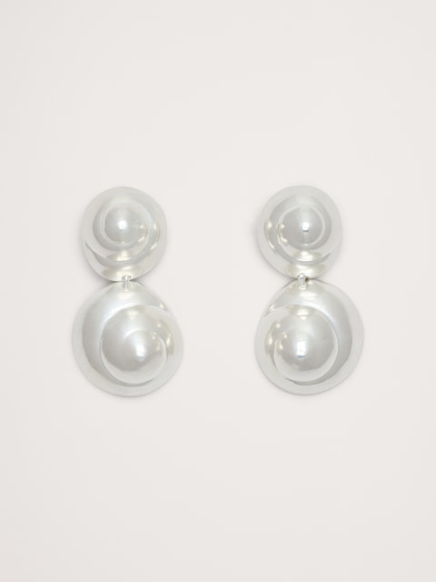 Spiral Sphere Drop Earring