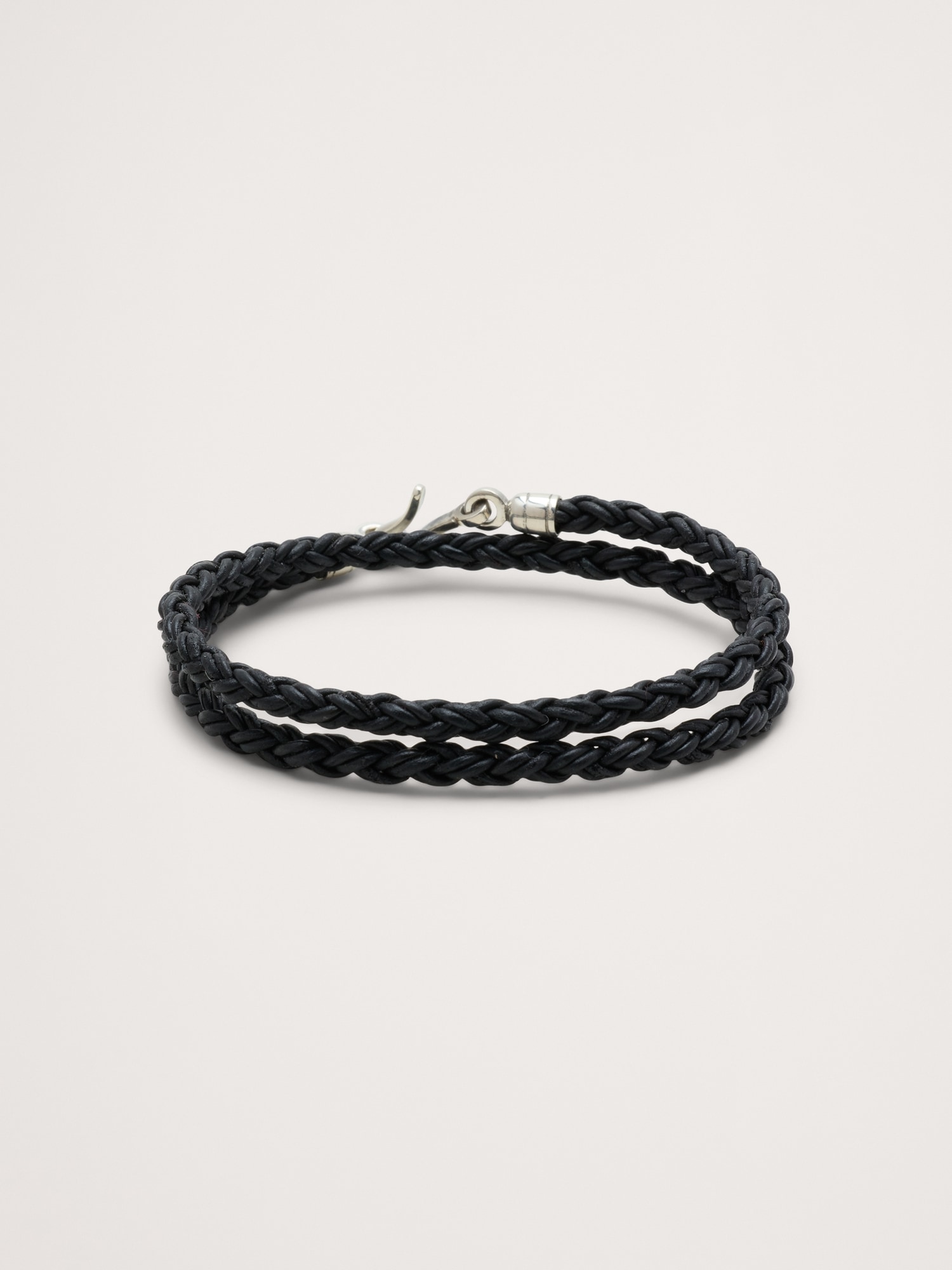 Image number 1 showing, Round Braid Leather Balinese Bracelet By Caputo & Co