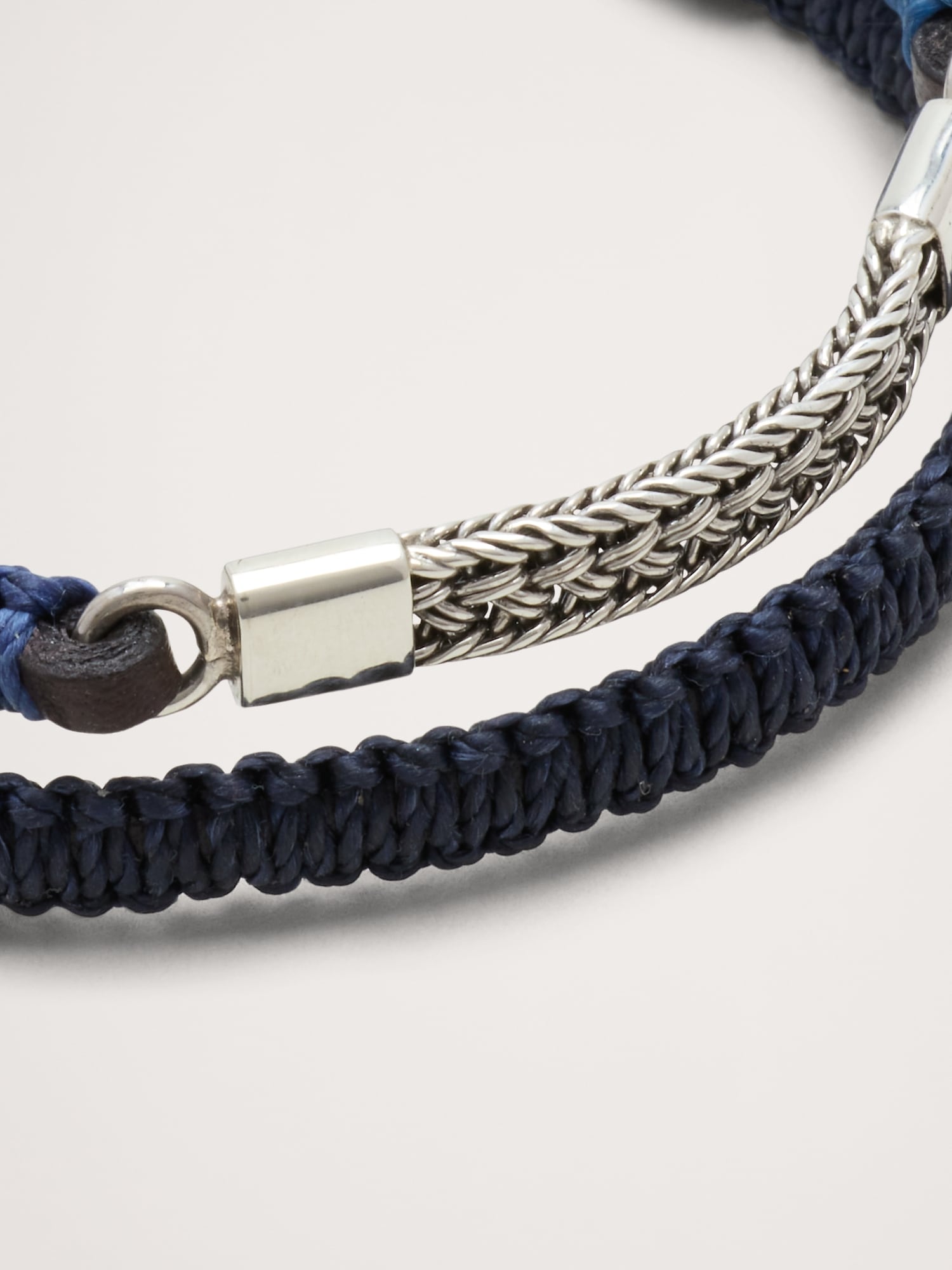 Image number 2 showing, Macrame Artisan Leather Bracelet By Caputo & Co