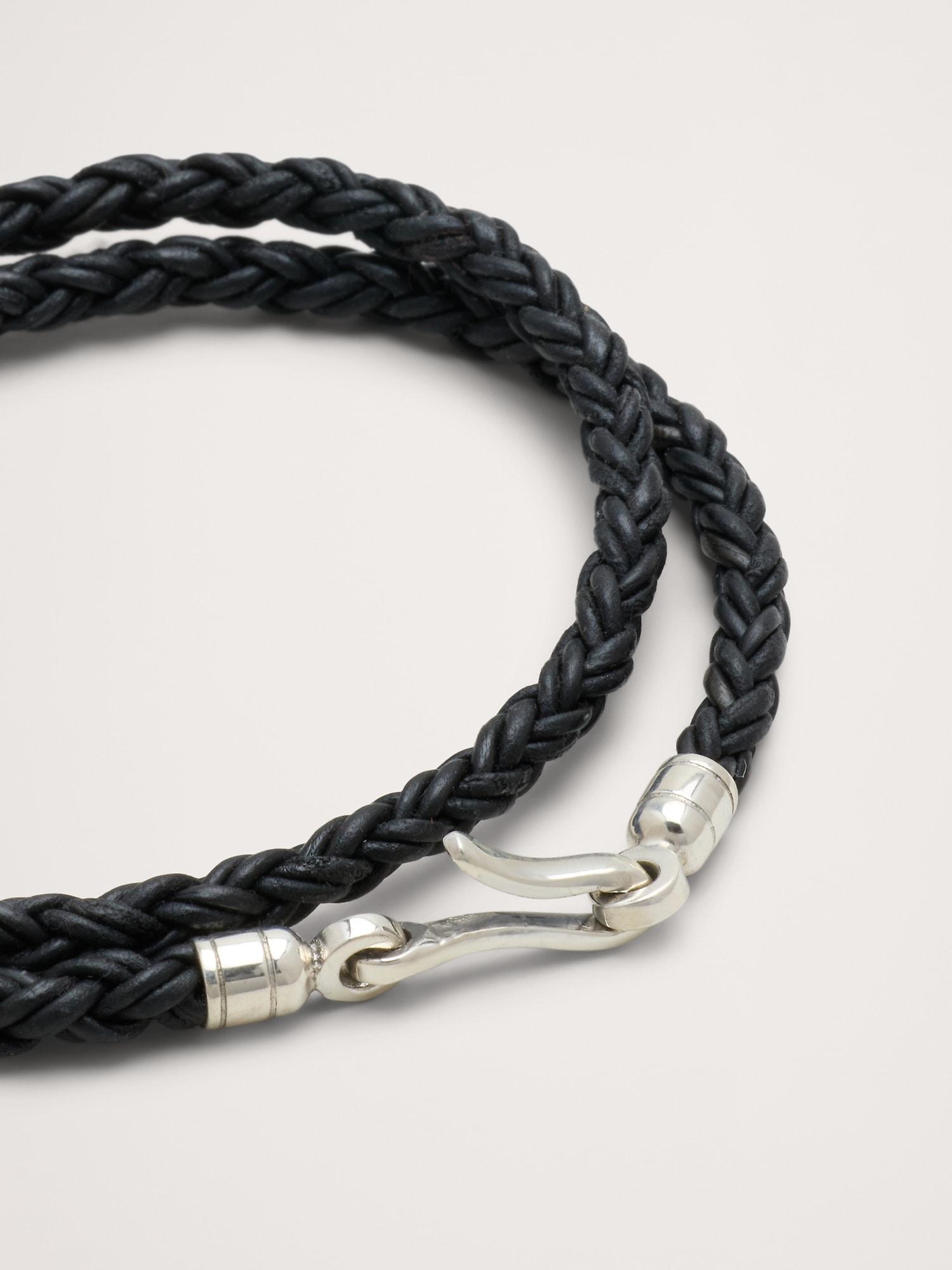 Image number 3 showing, Round Braid Leather Balinese Bracelet By Caputo & Co