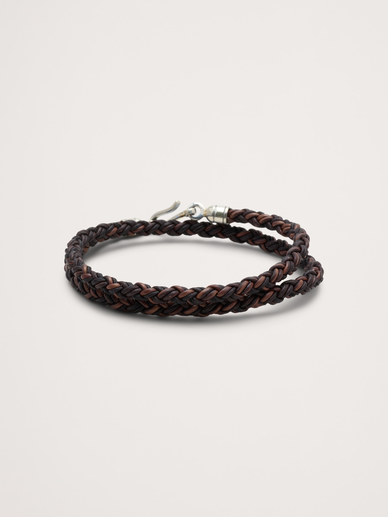 Image number 1 showing, Round Braid Leather Balinese Bracelet By Caputo & Co