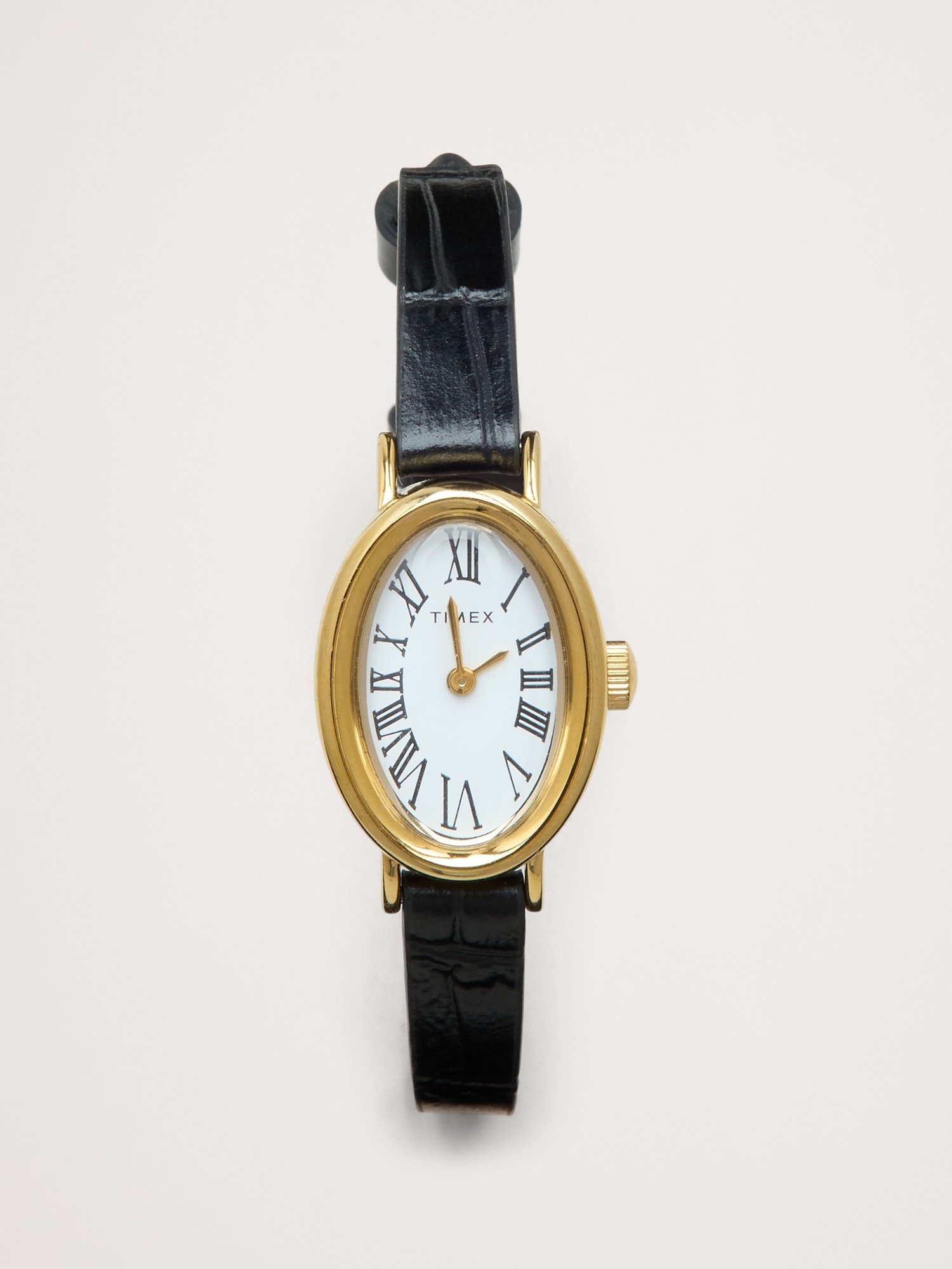 Image number 1 showing, Cavatina Watch with Leather Strap by Timex