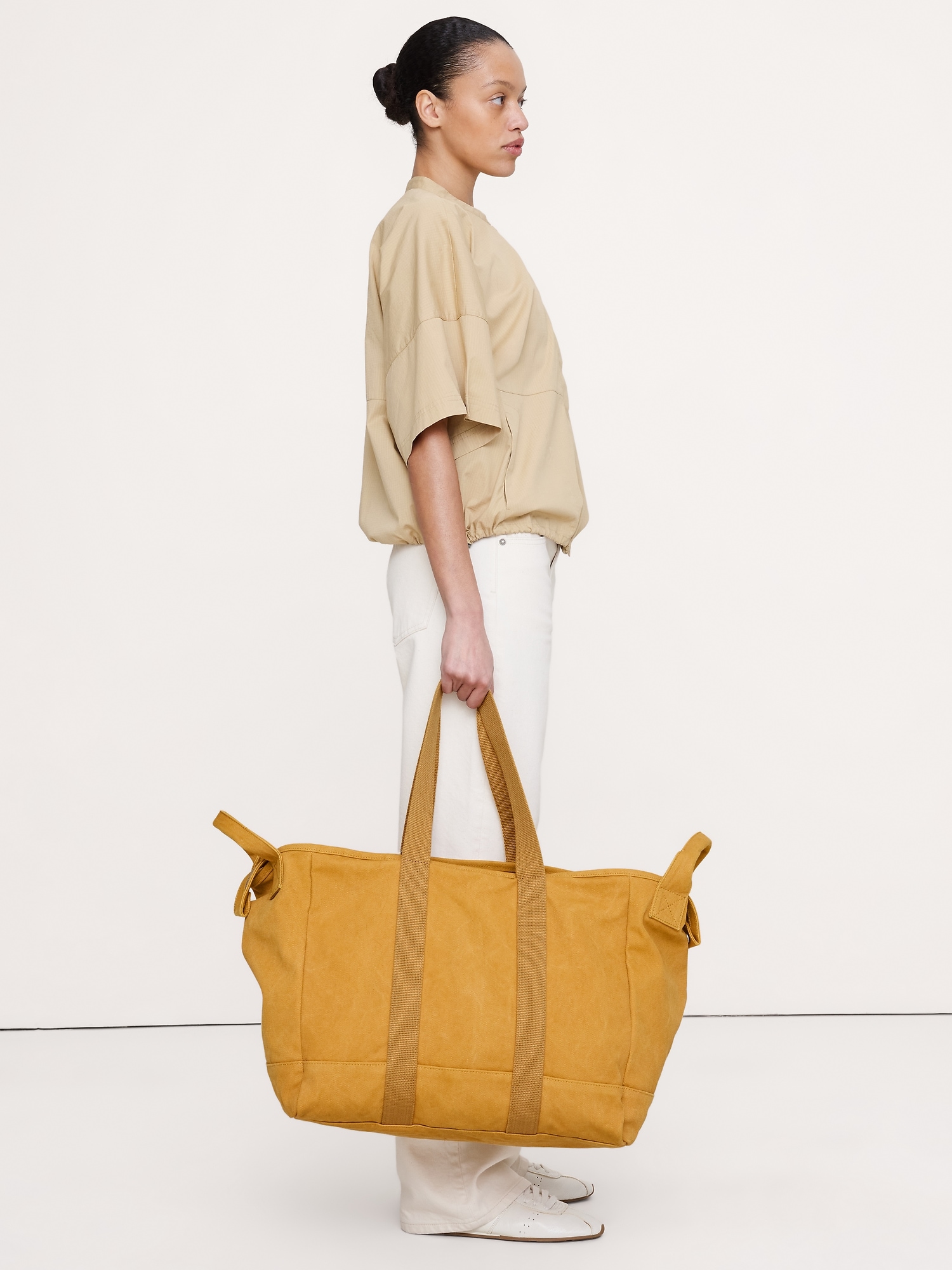 Large Cotton Canvas Weekender Bag from Banana Republic - $140