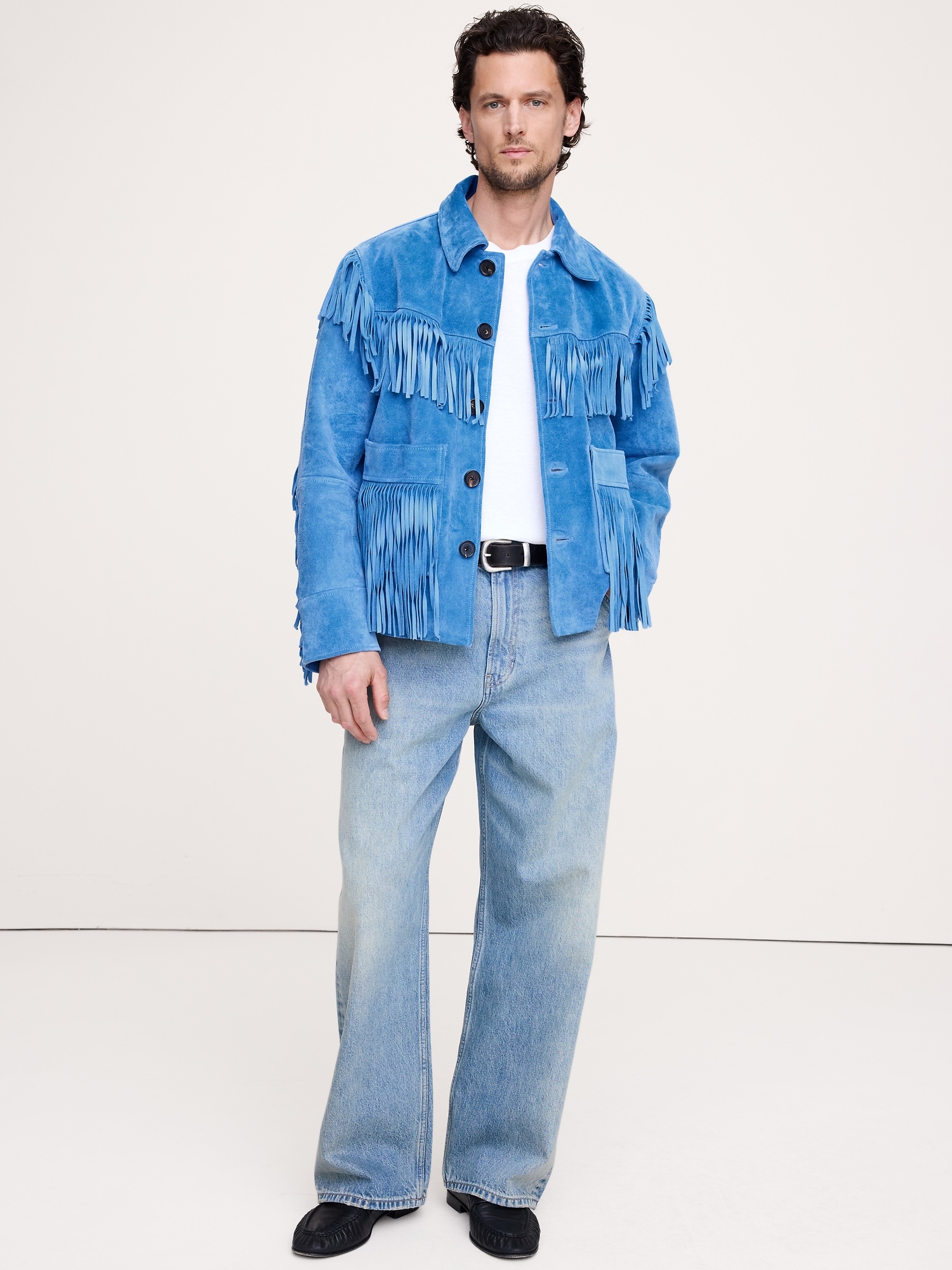 Image number 1 showing, Suede Fringe Jacket